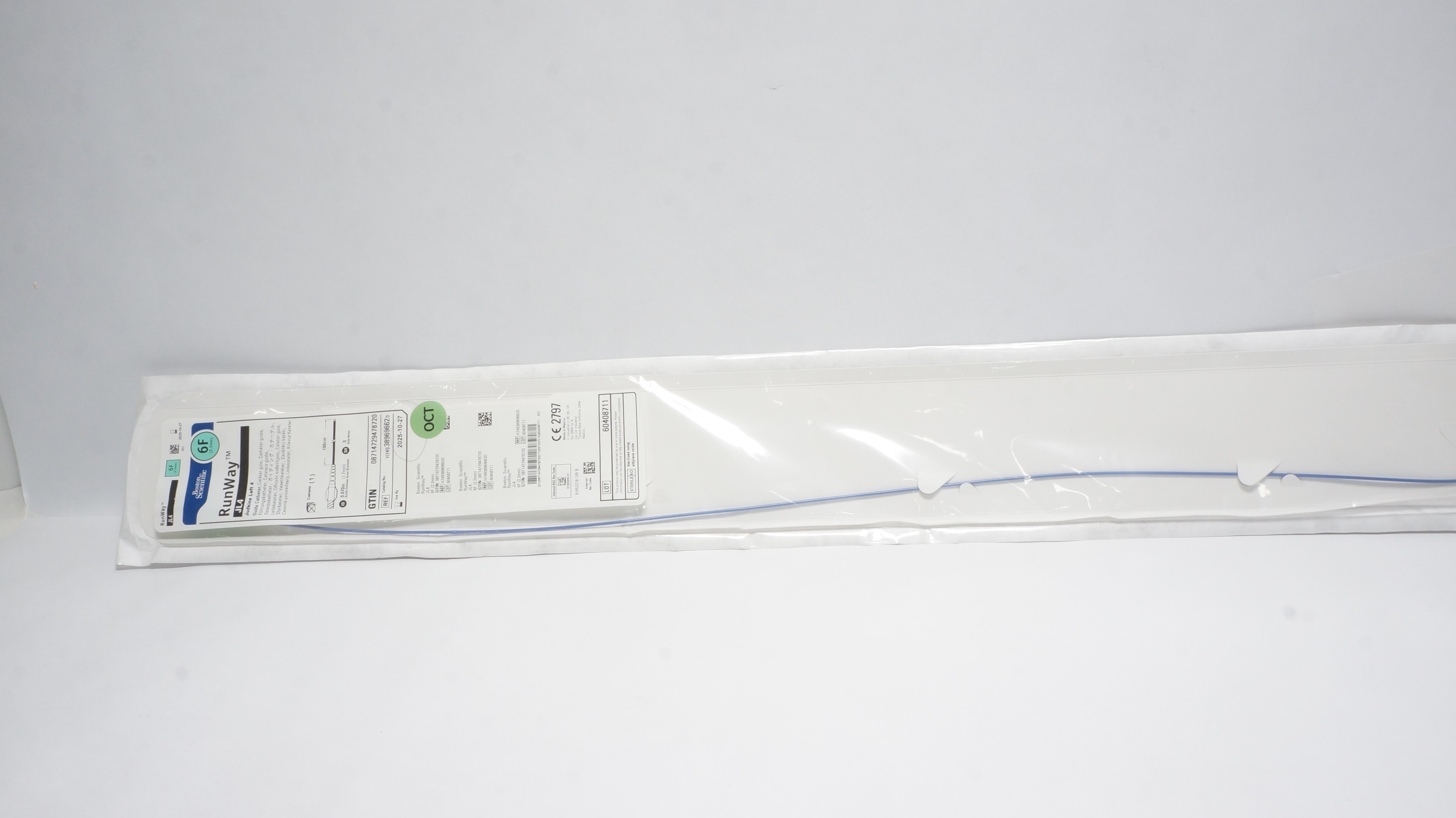 Boston Scientific 38969662 RunWay JL4 Guide Catheter Judkins Left 4, 6F (x)