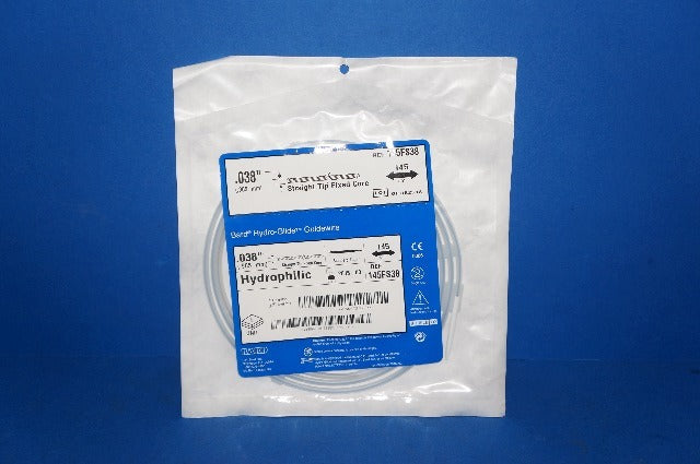 Bard 145FS38 Hydro-Glide Guidewire, Straight Tip Fixed Core 0.038inch (x)