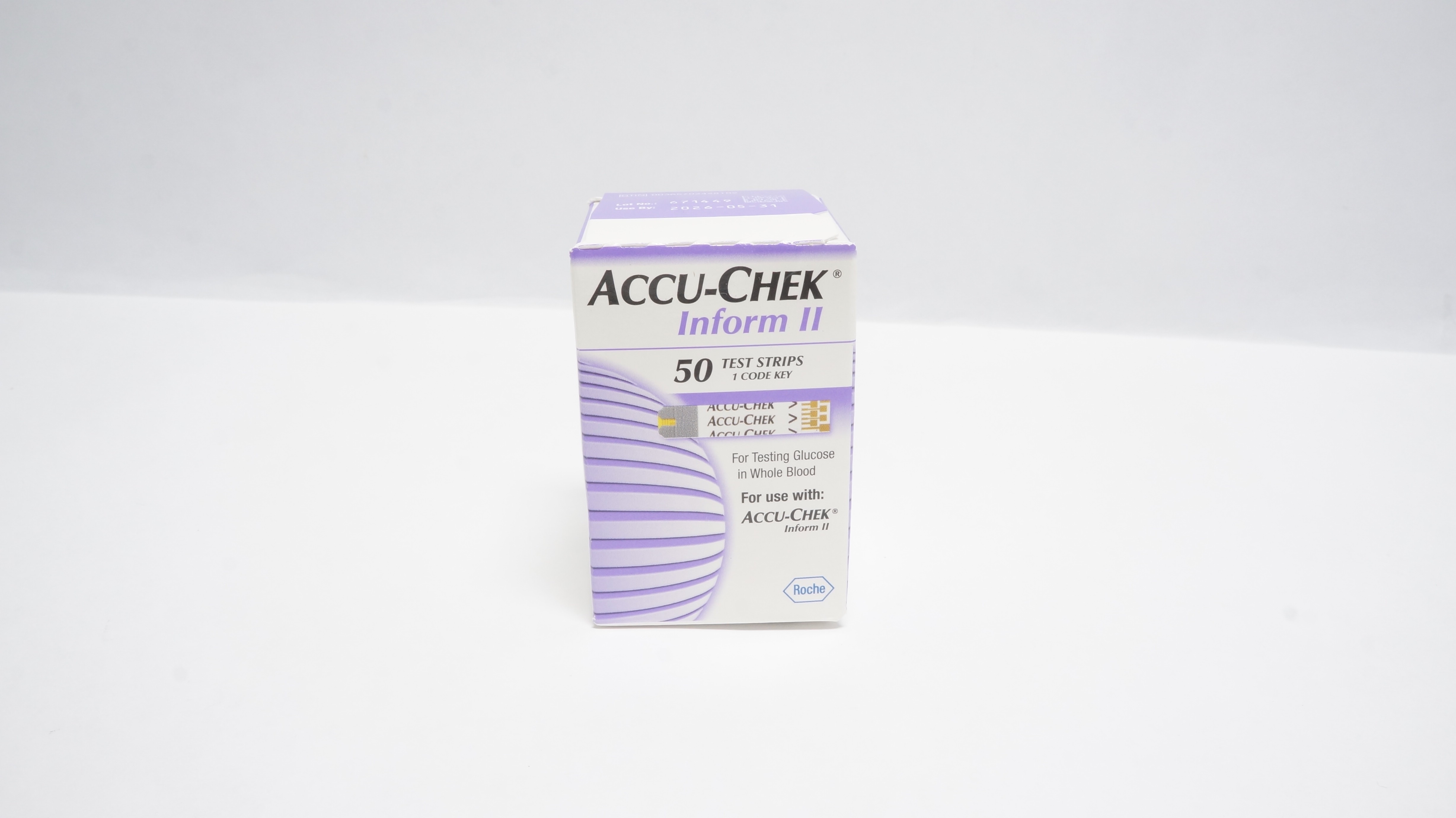 Roche Accu-Chek Inform II, Test Strips - Box of 50