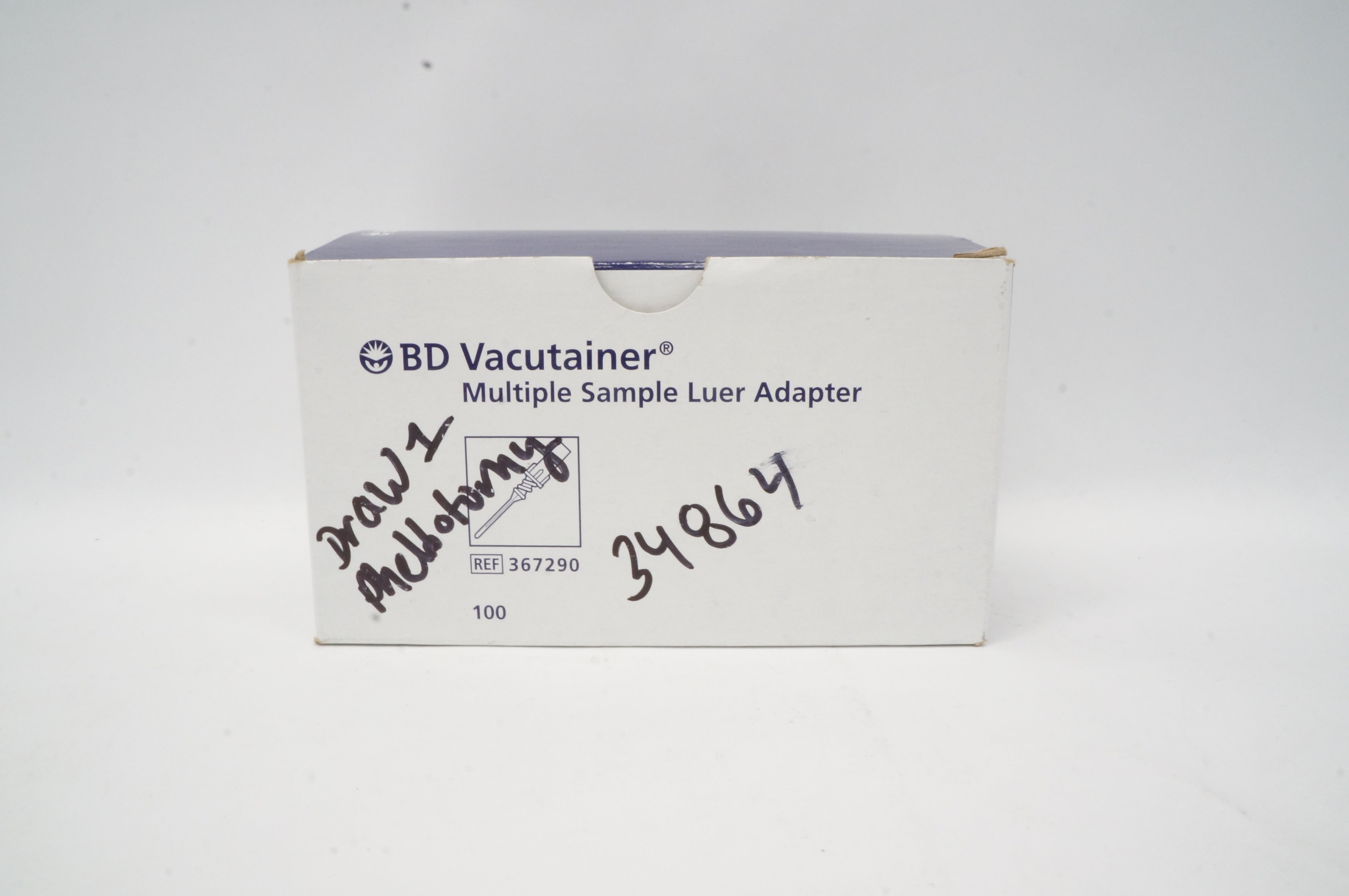 BD 367290 Vacutainer Multiple Sample Luer Adapter - Box of 100 (x)