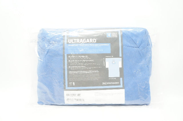 Medline DYNJP10040UG Ultragard Craniotomy Drape with Pouch and Clear Panels