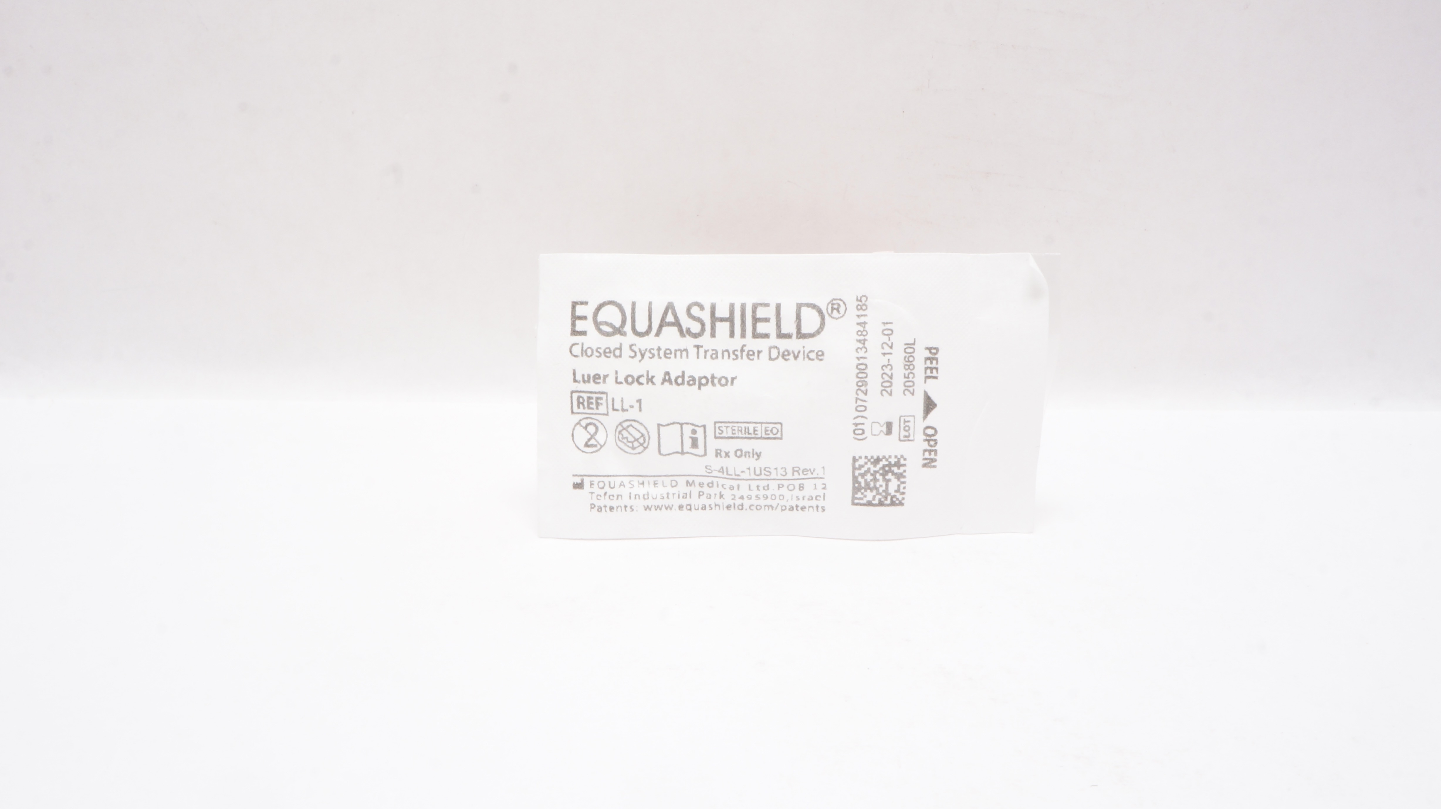 Equashield LL-1 Closed System Transfer Device Luer Lock Adaptor