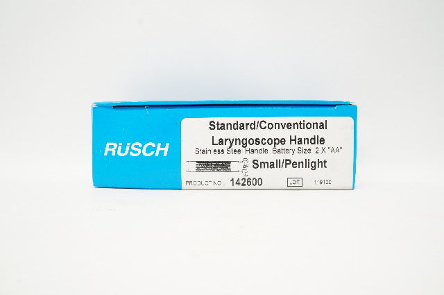 Rusch 142600 Laryngoscope Handle, Standard/Conventional, Small/Penlight