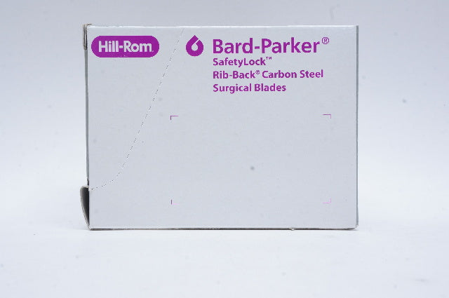 Aspen 371153 Bard-Parker Safety Lock Rib-Back Carbon Steel #15 - Box of 50