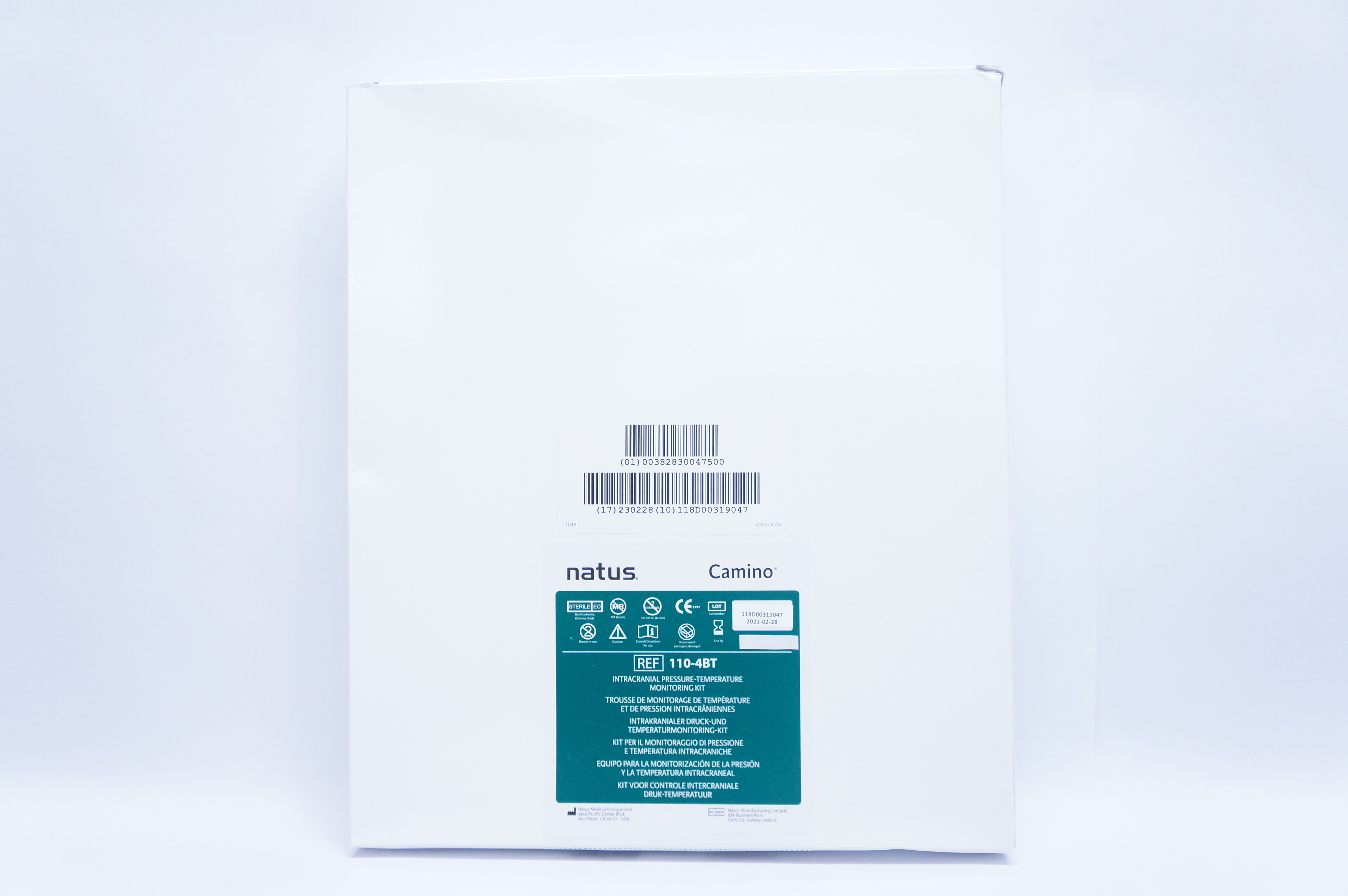 Natus 110-4BT Camino Intracranial Pressure-Temperature Monitoring Kit