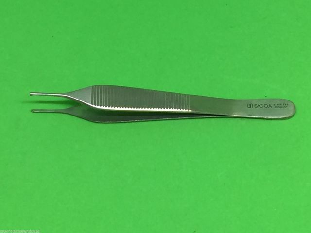 Sicoa Tissue Forceps 4.75 inch Steel Corrosion Resisting Overall