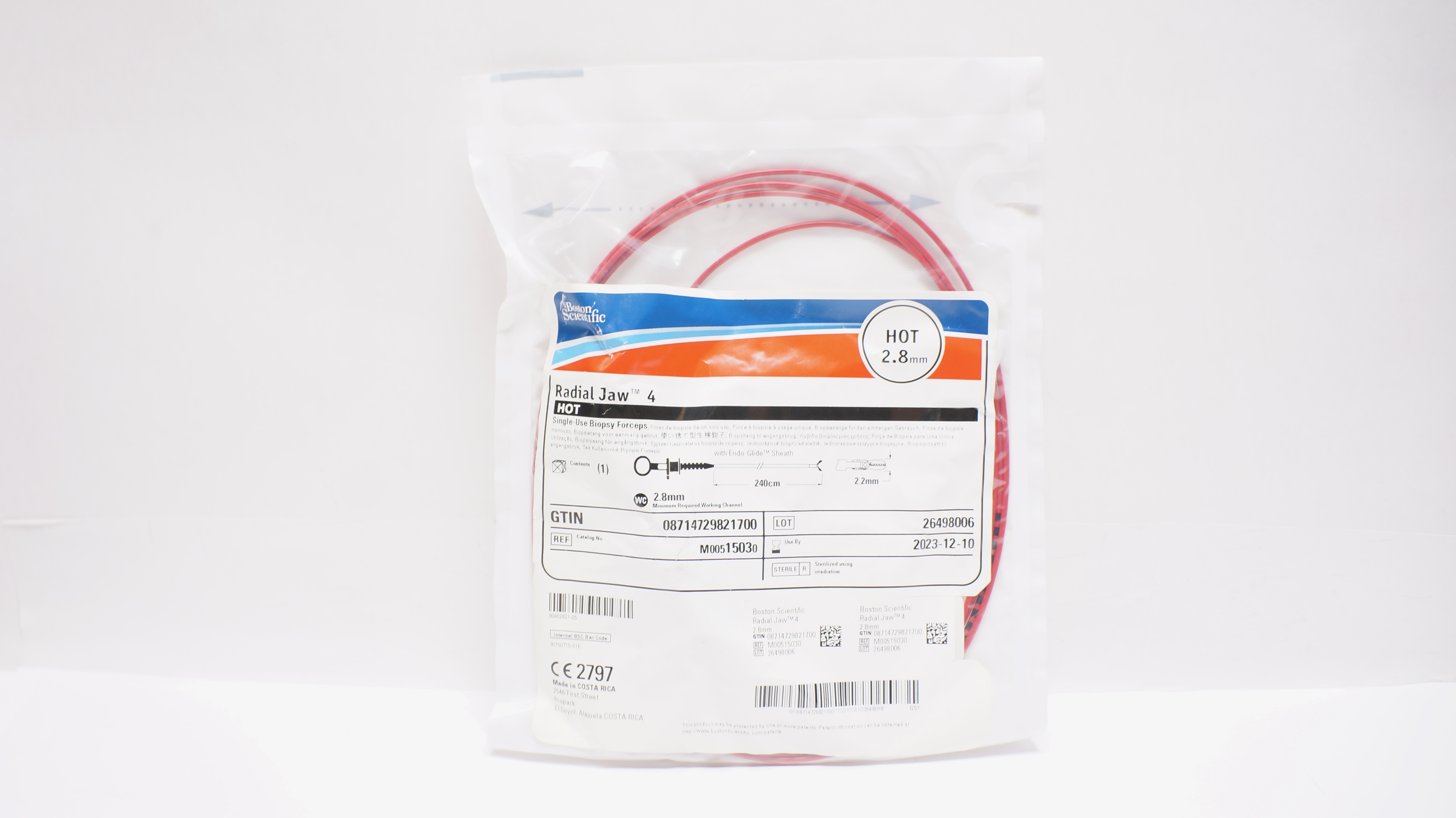 Boston Scientific 1503 Radial Jaw 4 Hot Single Use Biopsy Foceps 2.8mm (x)