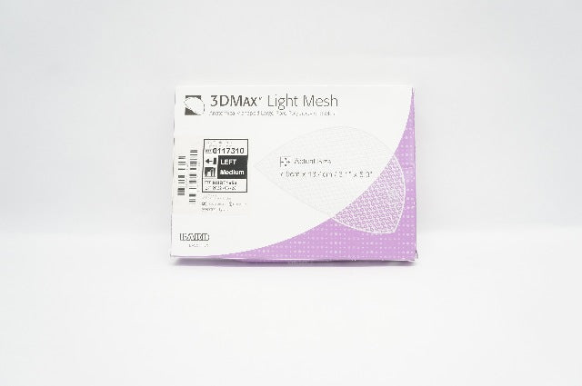 Bard 0117310 Davol 3DMax Light Mesh Left, Medium 3.1inch x 5.3inch (x)