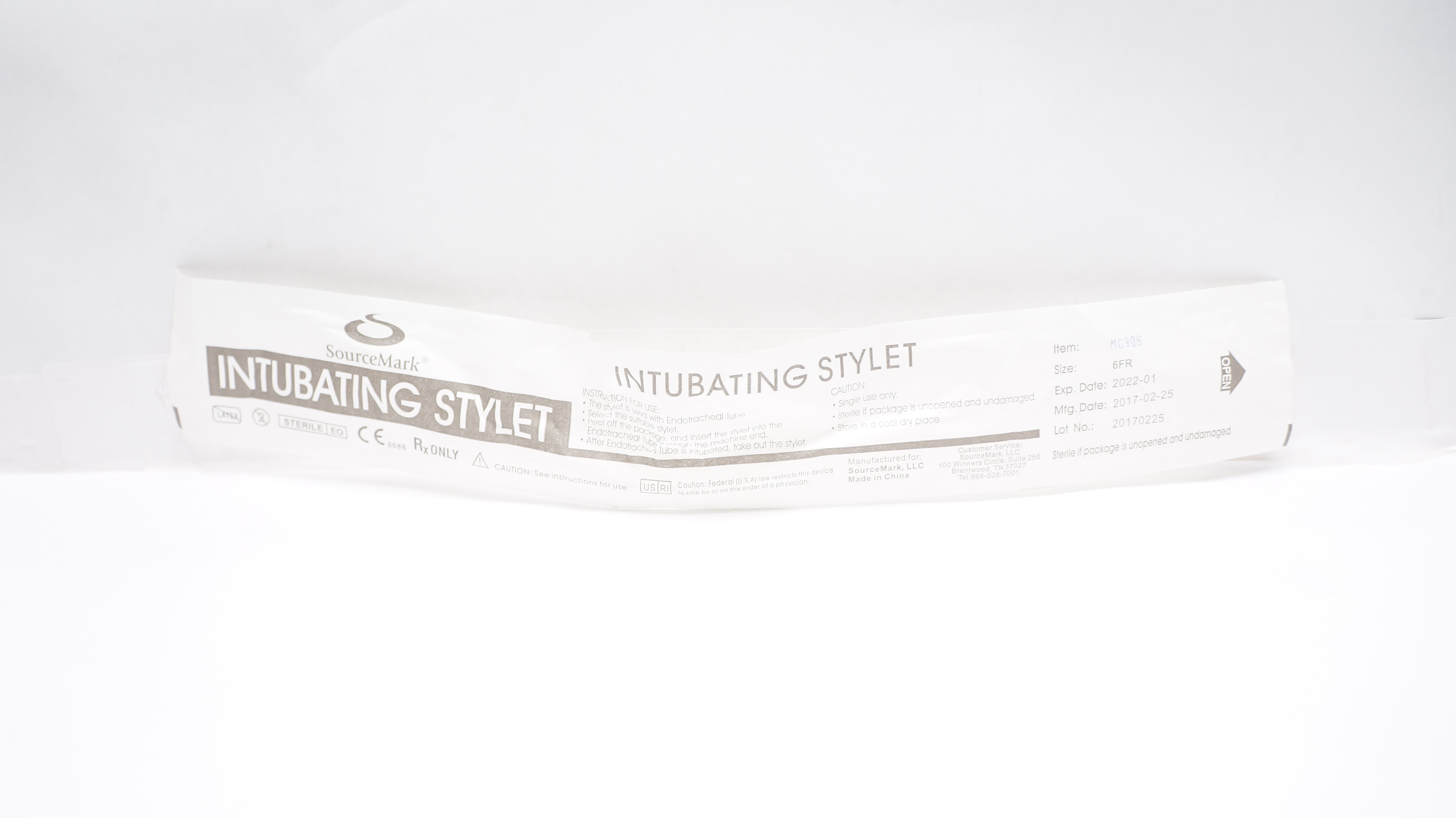 SourceMark M0906 Intubating Stylet 6Fr. (x)