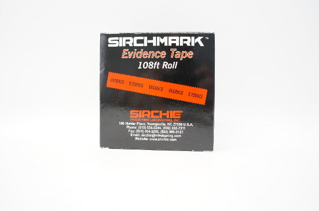 Sirchie SM50002 Sirchmark Evidence Tape 108ft Roll