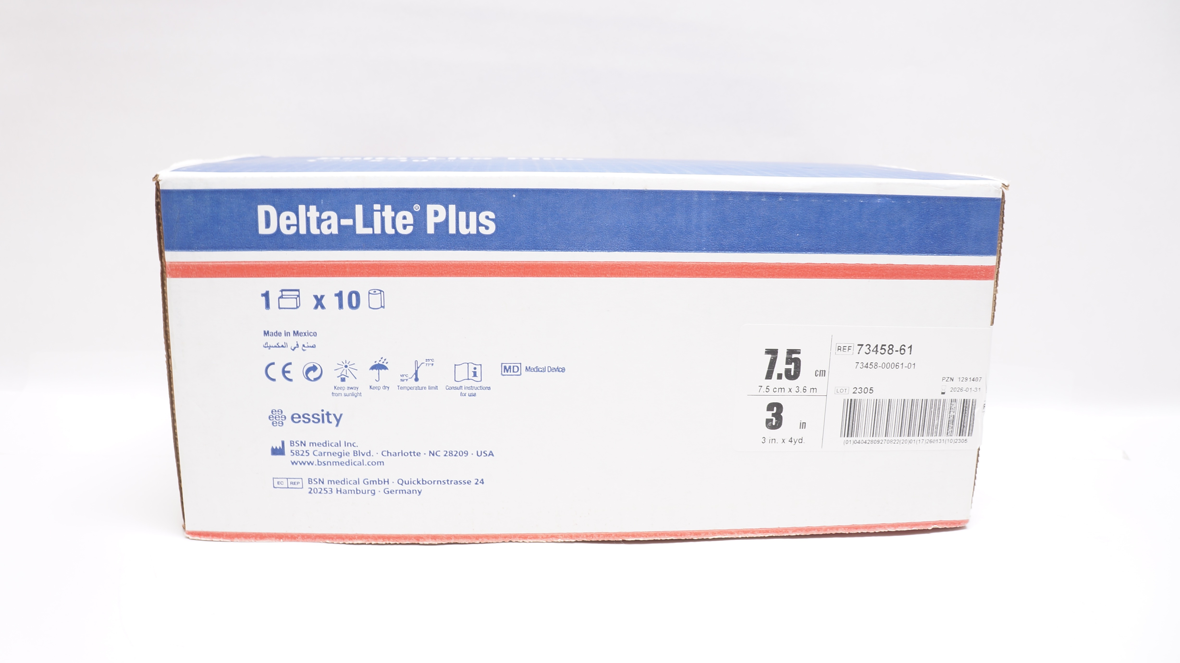 BSN 73458-61 Delta-Lite Plus Fiberglass Cast Tape 3inch x 4yd - Box of 10