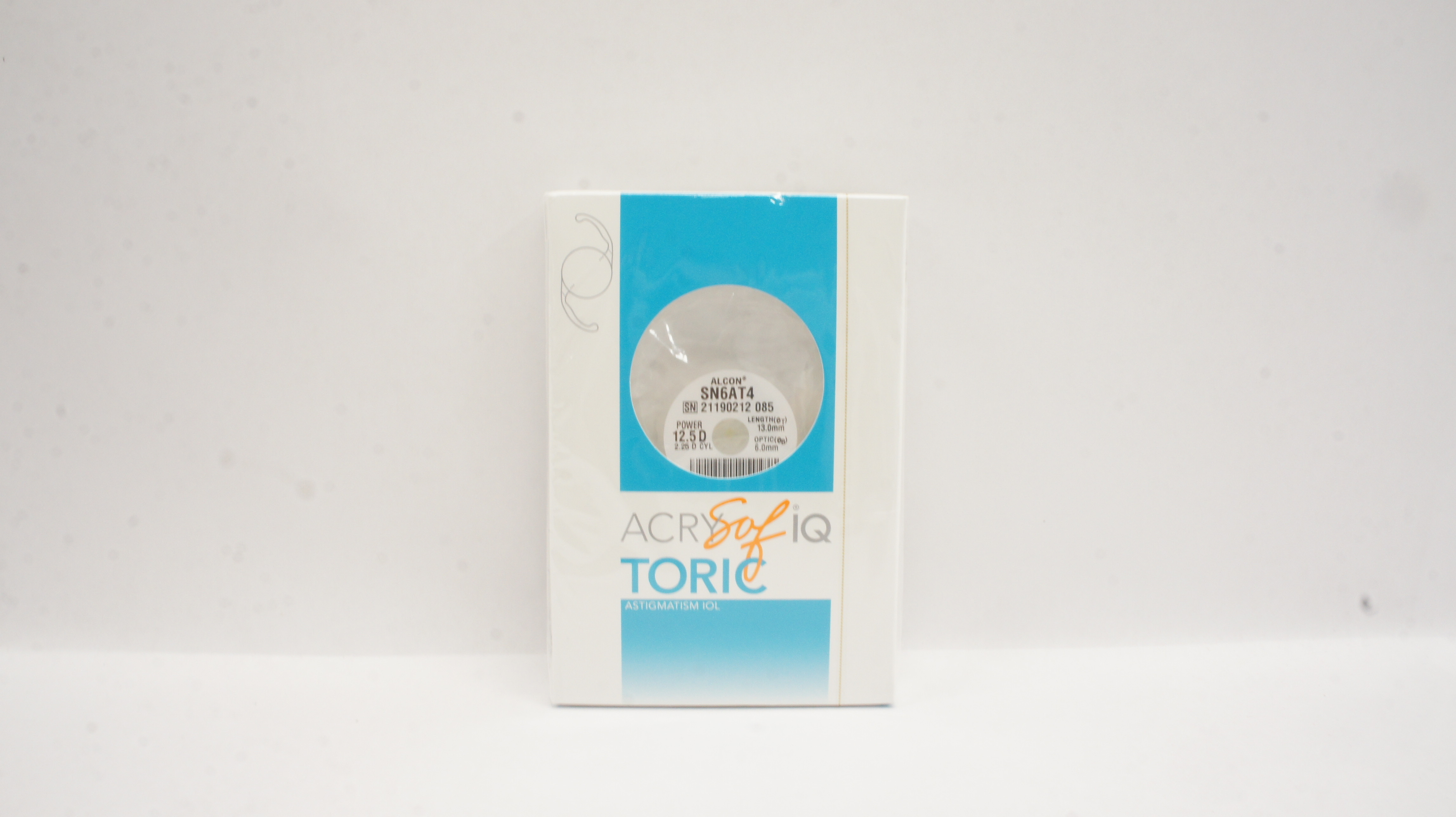Alcon SN6AT4 ACRYSof IQ Toric Astigmatism IOL 12.5D 2.25 CYL  (x)