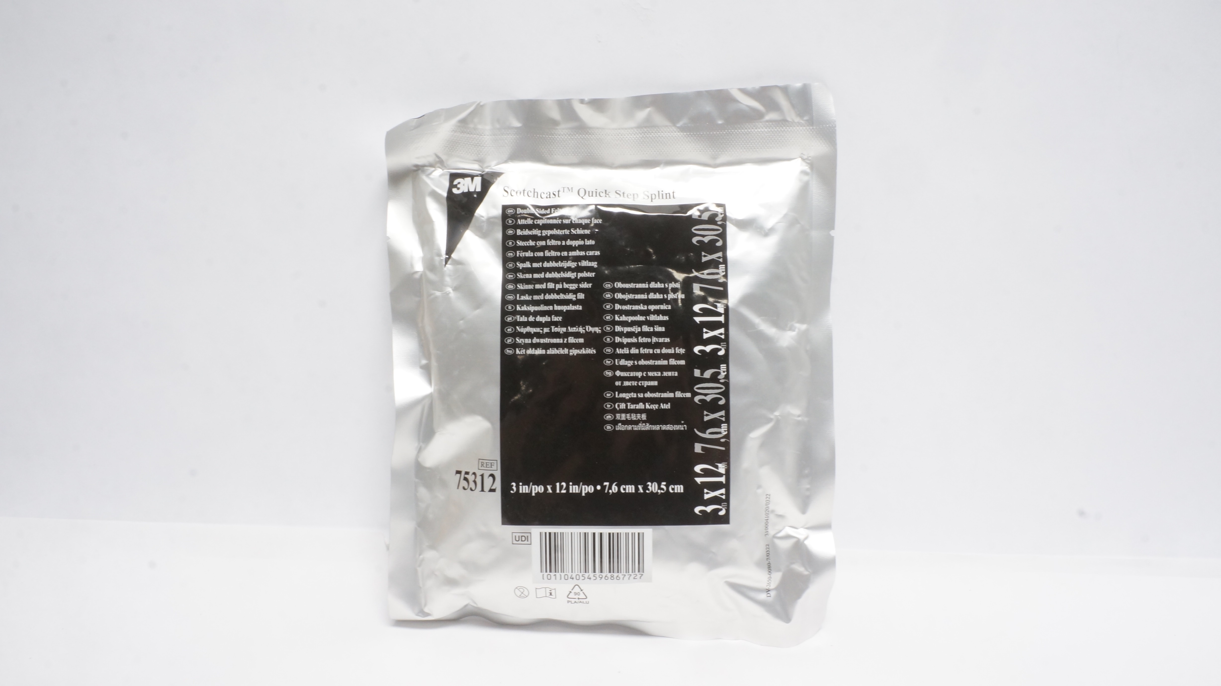 3M 75312 Scotchcast Quick Step Splint,Double Sided Felt Splint (x)