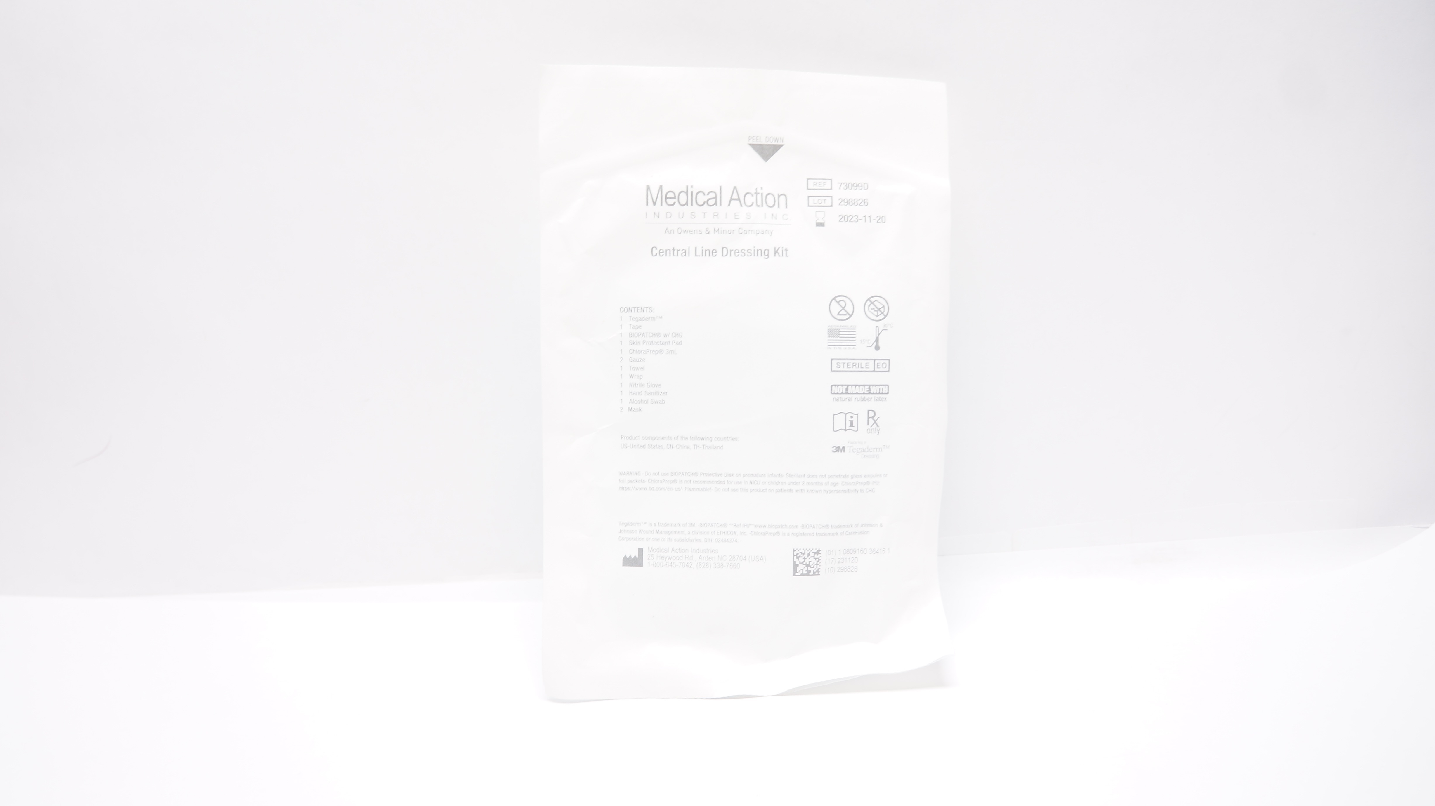 Medical Action 73099D Central Line Dressing Kit (x)