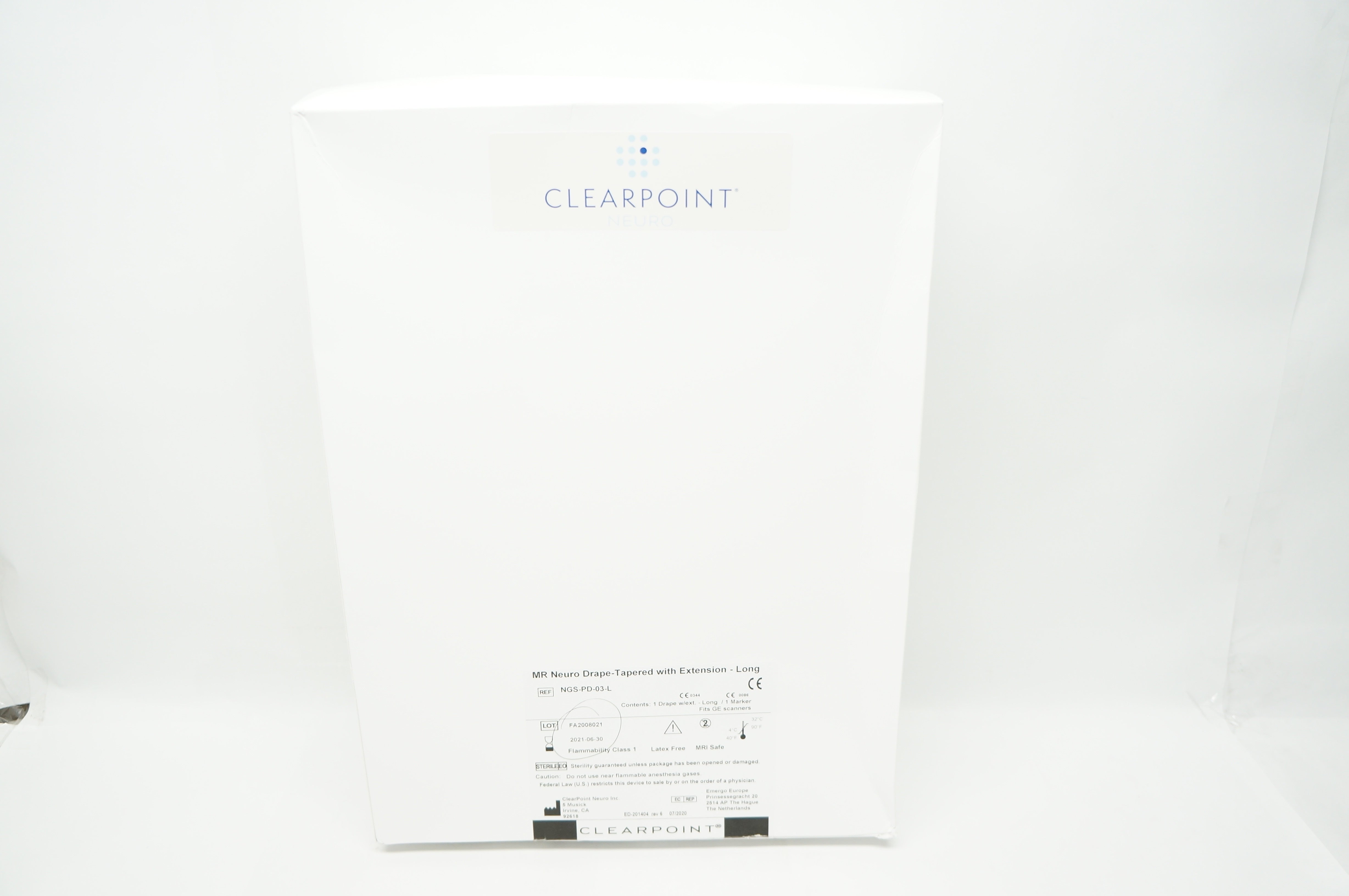 ClearPoint NGS-PD-03-L MR Neuro Drape Tapered w/Extension Long (x)