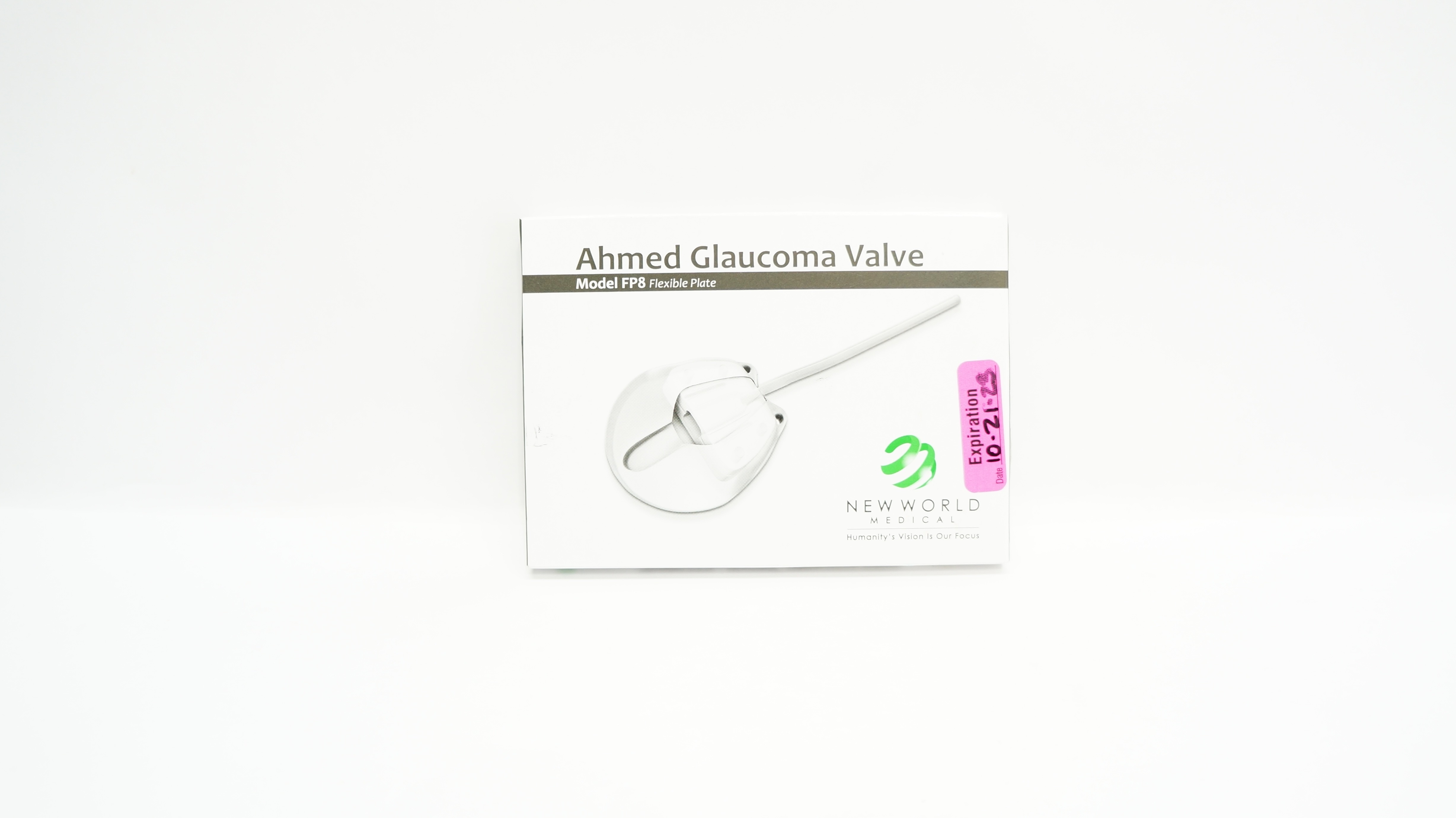 New World FP8 Ahmed Glaucoma Valve Flexible Plate Implant