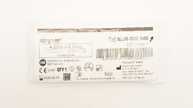 Stryker 5820-020-040 Fluted Drum 4.0mm x 6.0mm