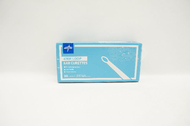 Medline MDS209555 Ear Curettes, Loop 4mm - Box of 50