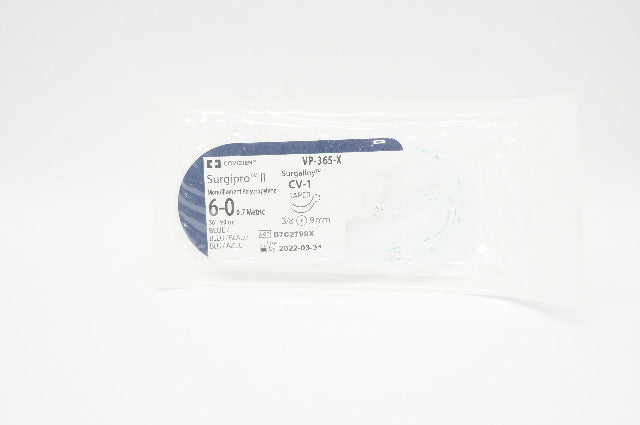 Covidien VP-365-X 6-0 Surgipro II CV-1 9mm 36inch (x)
