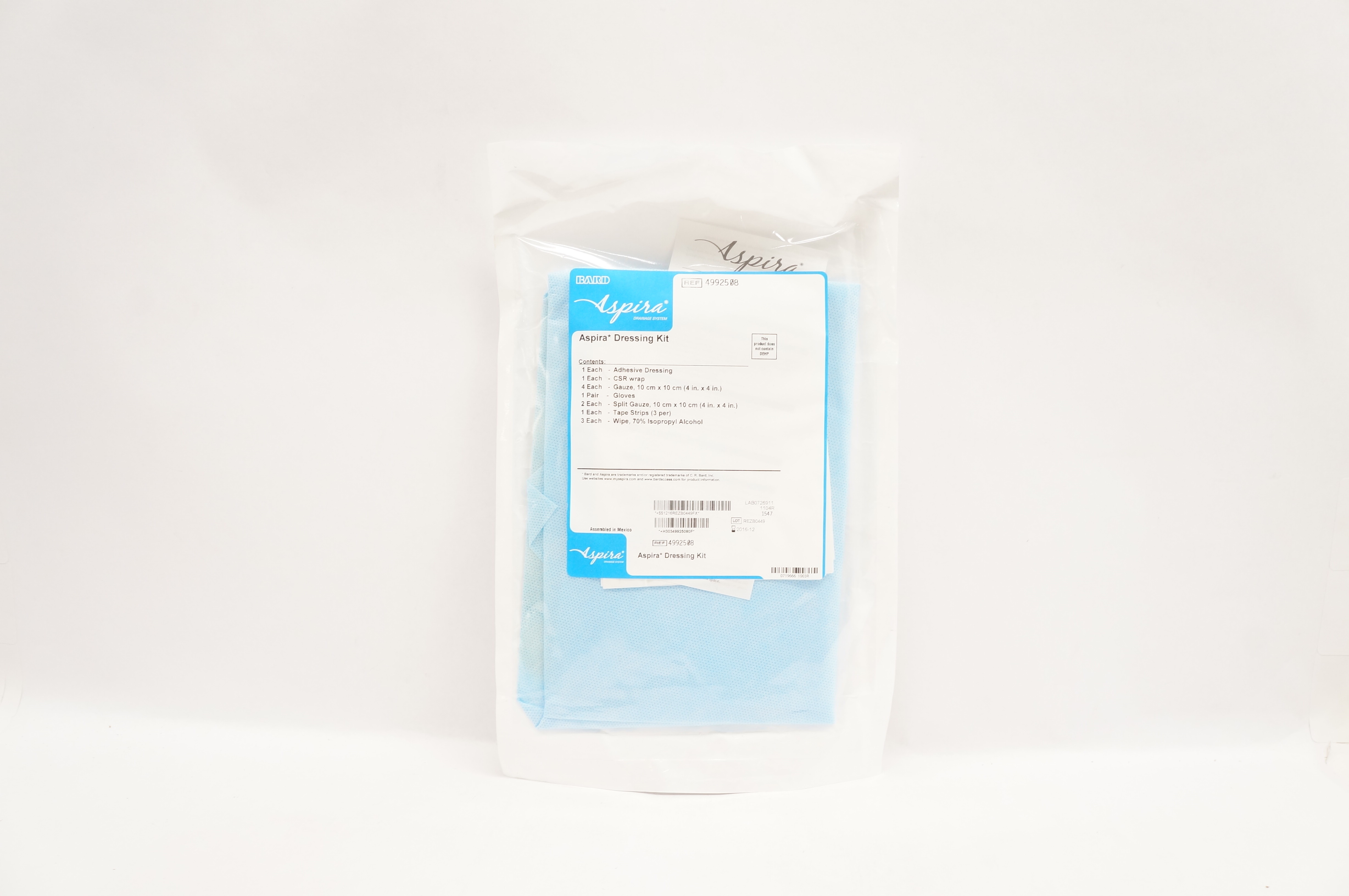 Bard 4992508/4991503 Aspira Dressing Kit (x)