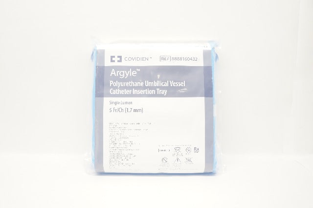 Covidien 8888160432 Polyurethane Umbilical Vessel Cath. Insertion Tray 5Fr/Ch(x)