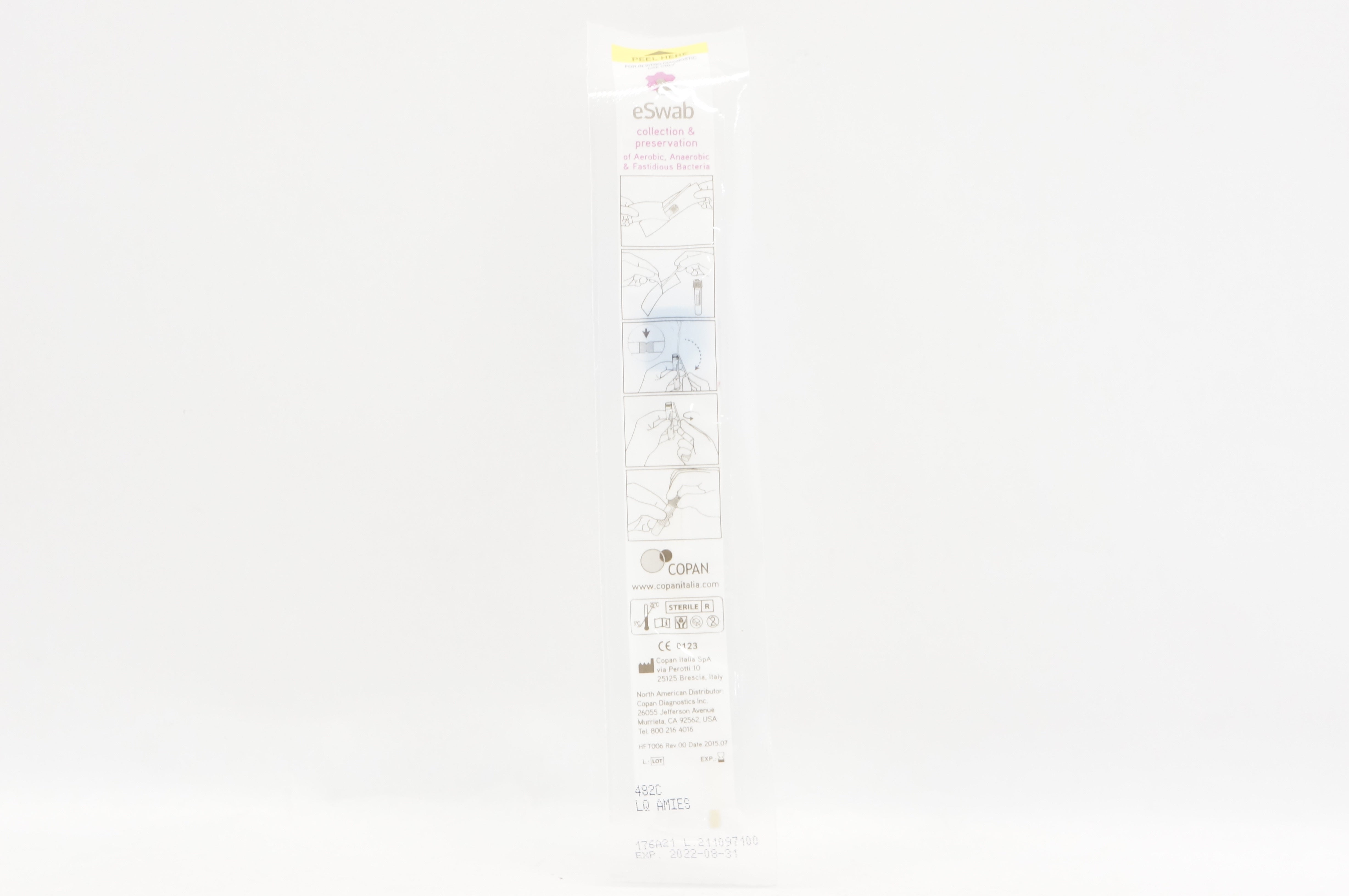 Copan 482C eSwab LQ Amies Collection and Preservation