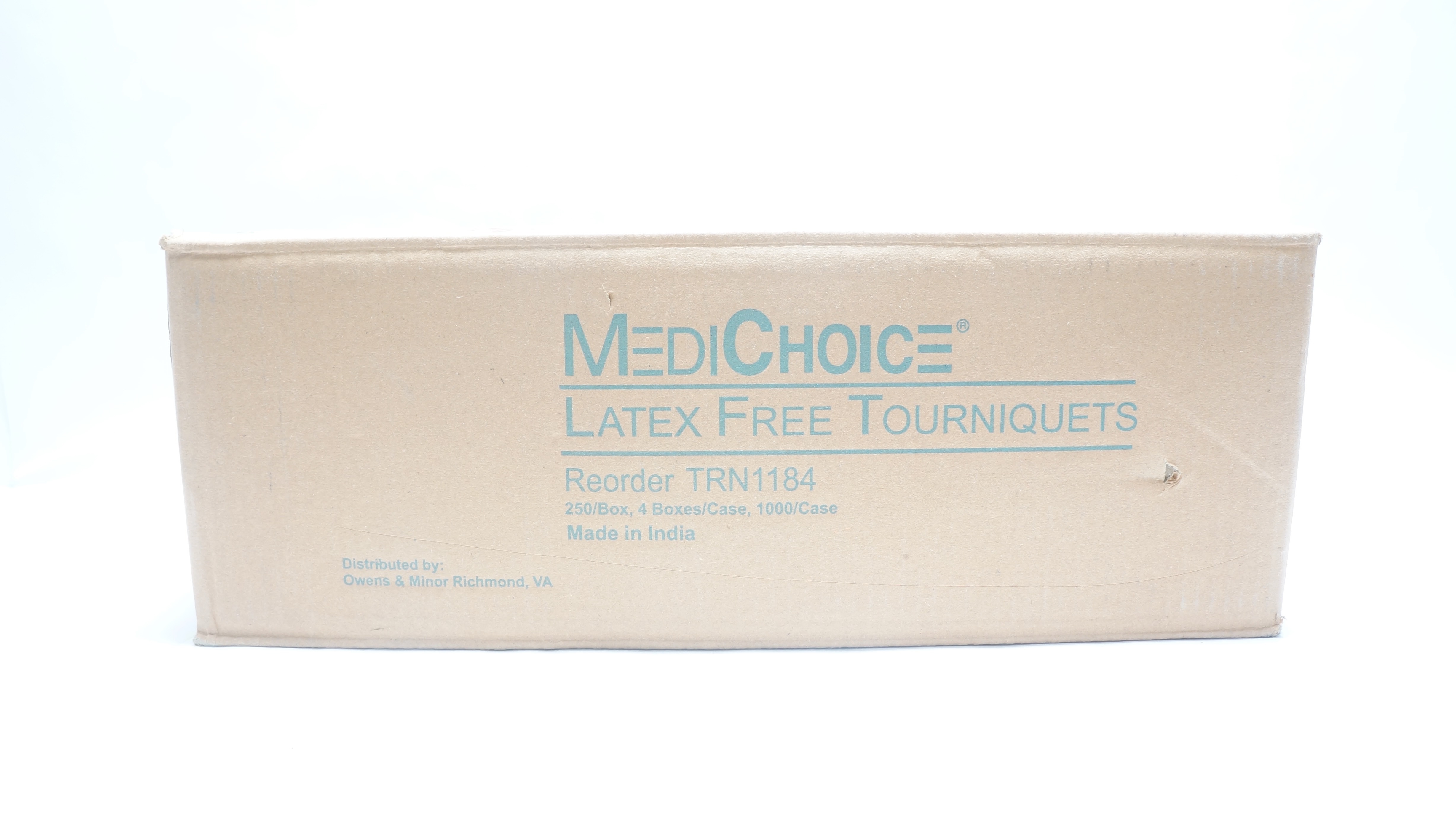 MediChoice TRN1184 Latex Free Tourniquets 1In x 18In - Box of 1000