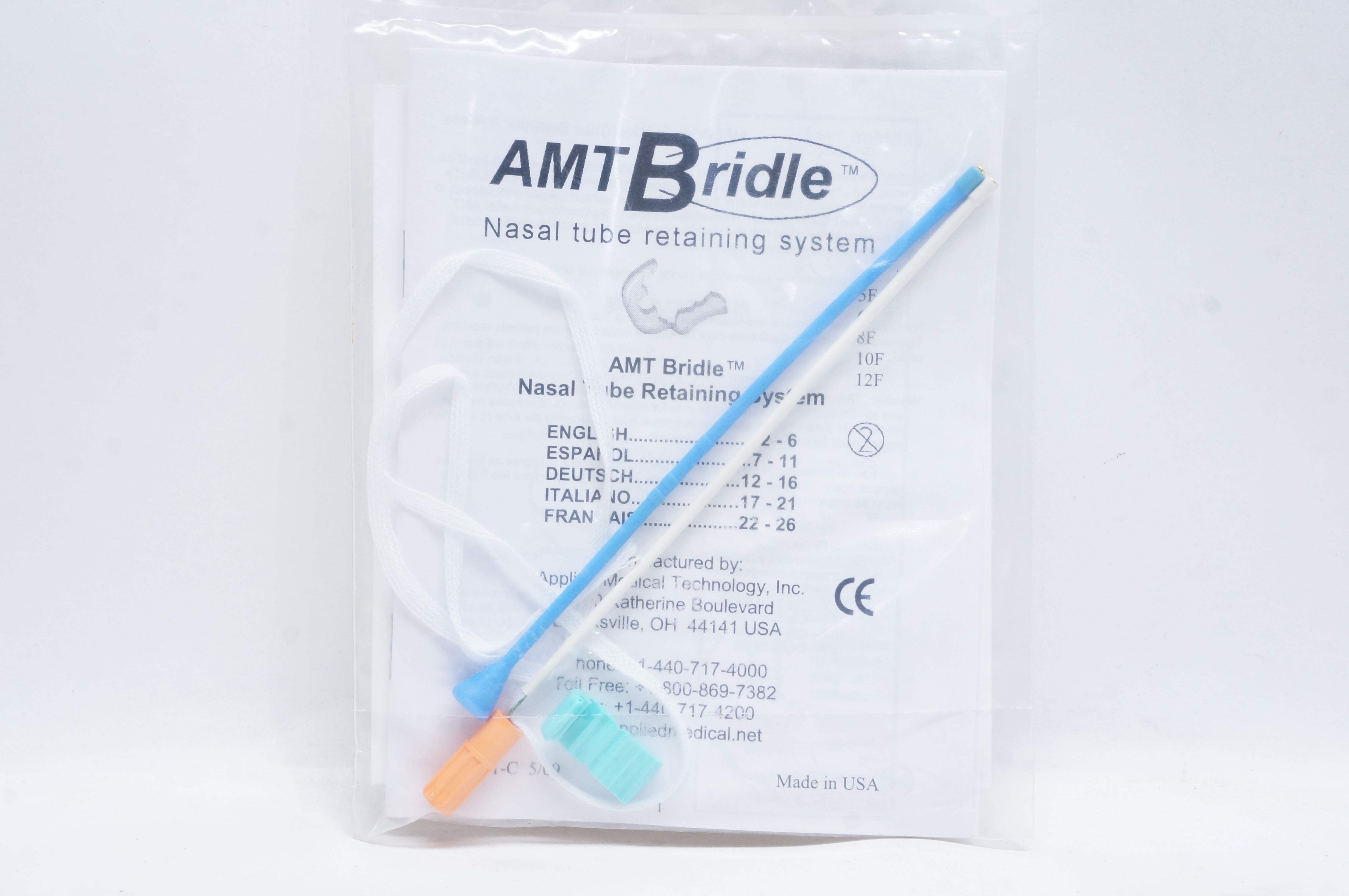AMT 4-4110 AMT Bridle Nasal Tube Retaining System 10F (x)
