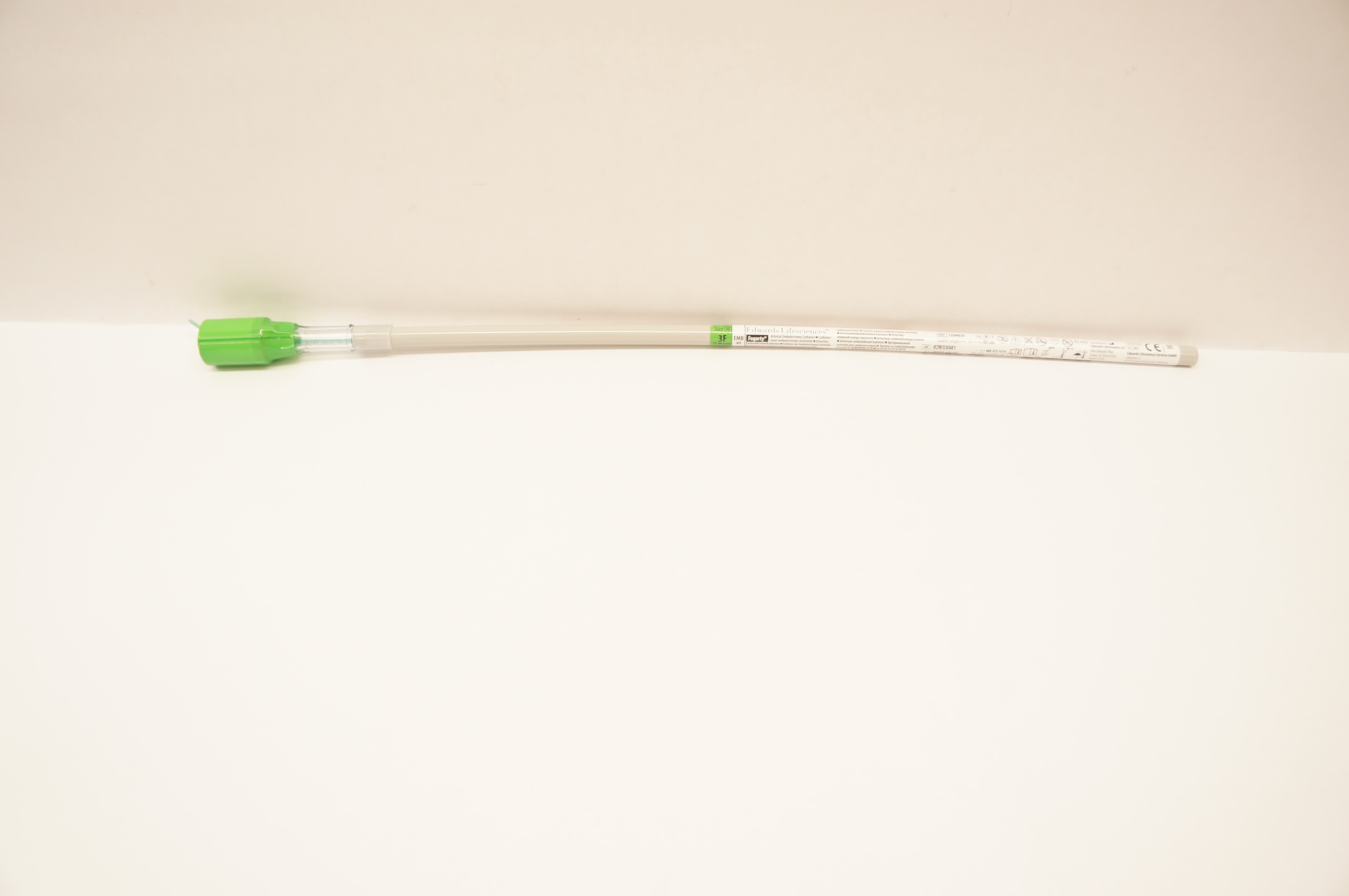 Edwards Lifesciences 120403F Fogarty Arterial Embolectomy Cath. 3F x 40cm (x)