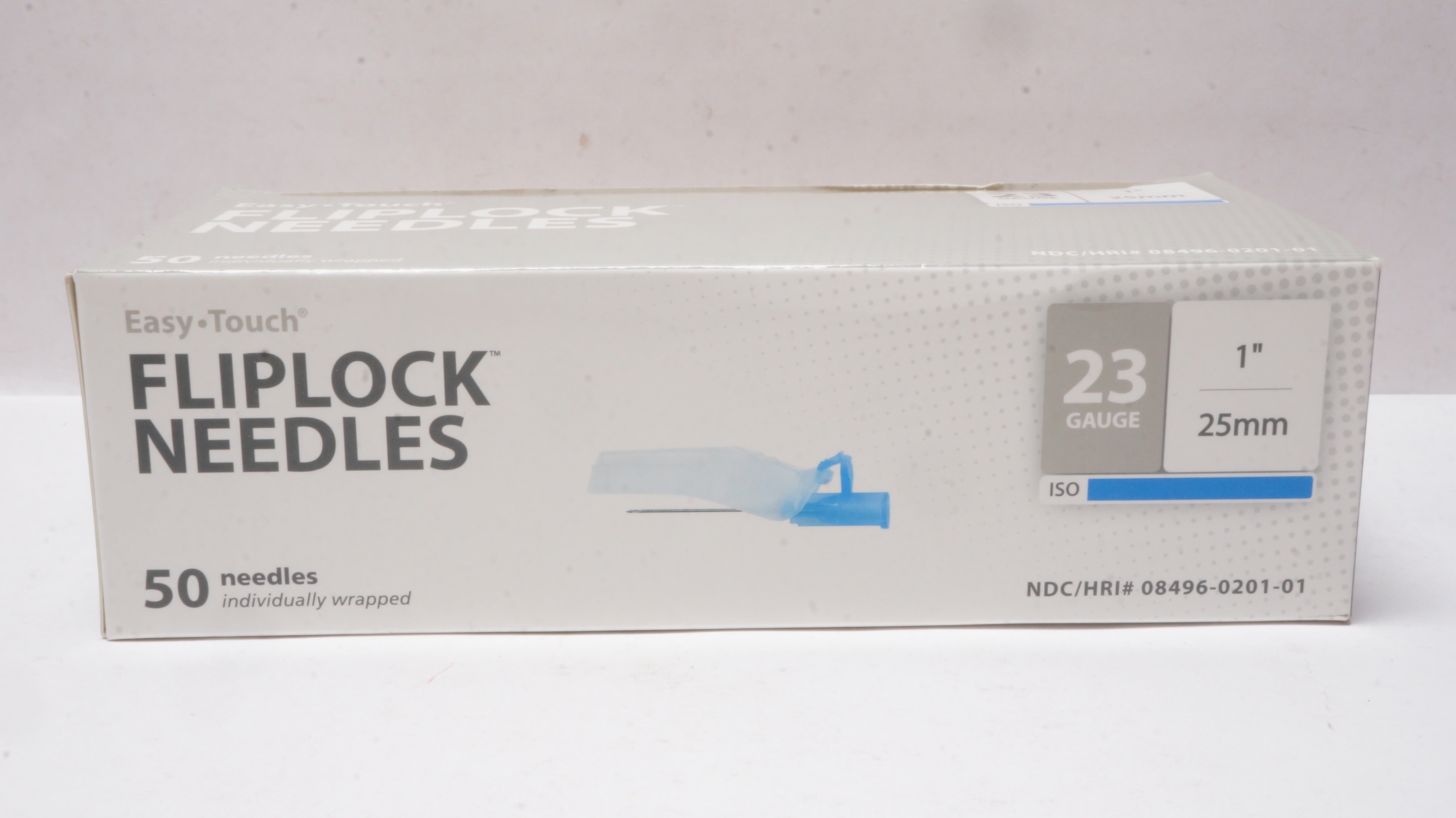 MHC Medical Products 08496-0201-01 Easy Touch FlipLock Ndles 23G  - Box of 50