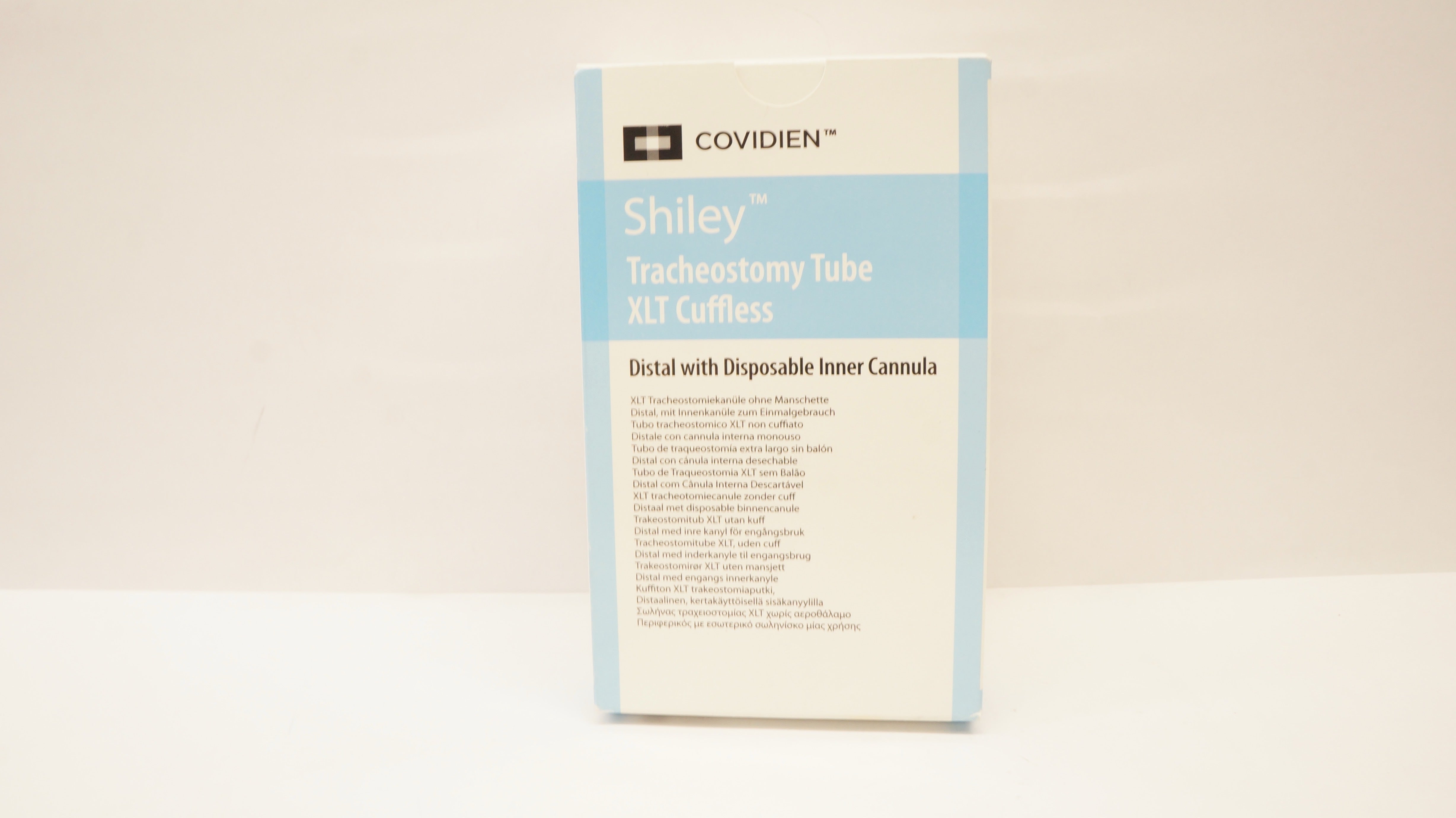 Covidien 80XLTUD Shiley Tracheostomy Tube XLT Cuffless 8.0mm ID x 13.3mm OD (x)
