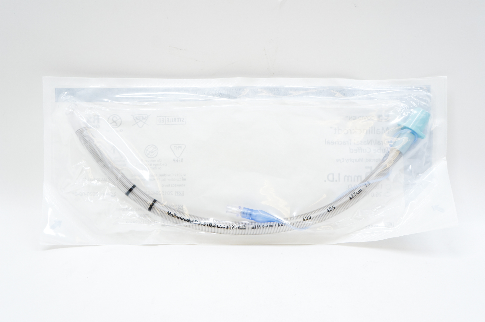 Covidien 86551 Mallinckrodt Oral/Nasal Tracheal Tube Cuffed 7.5mm ID