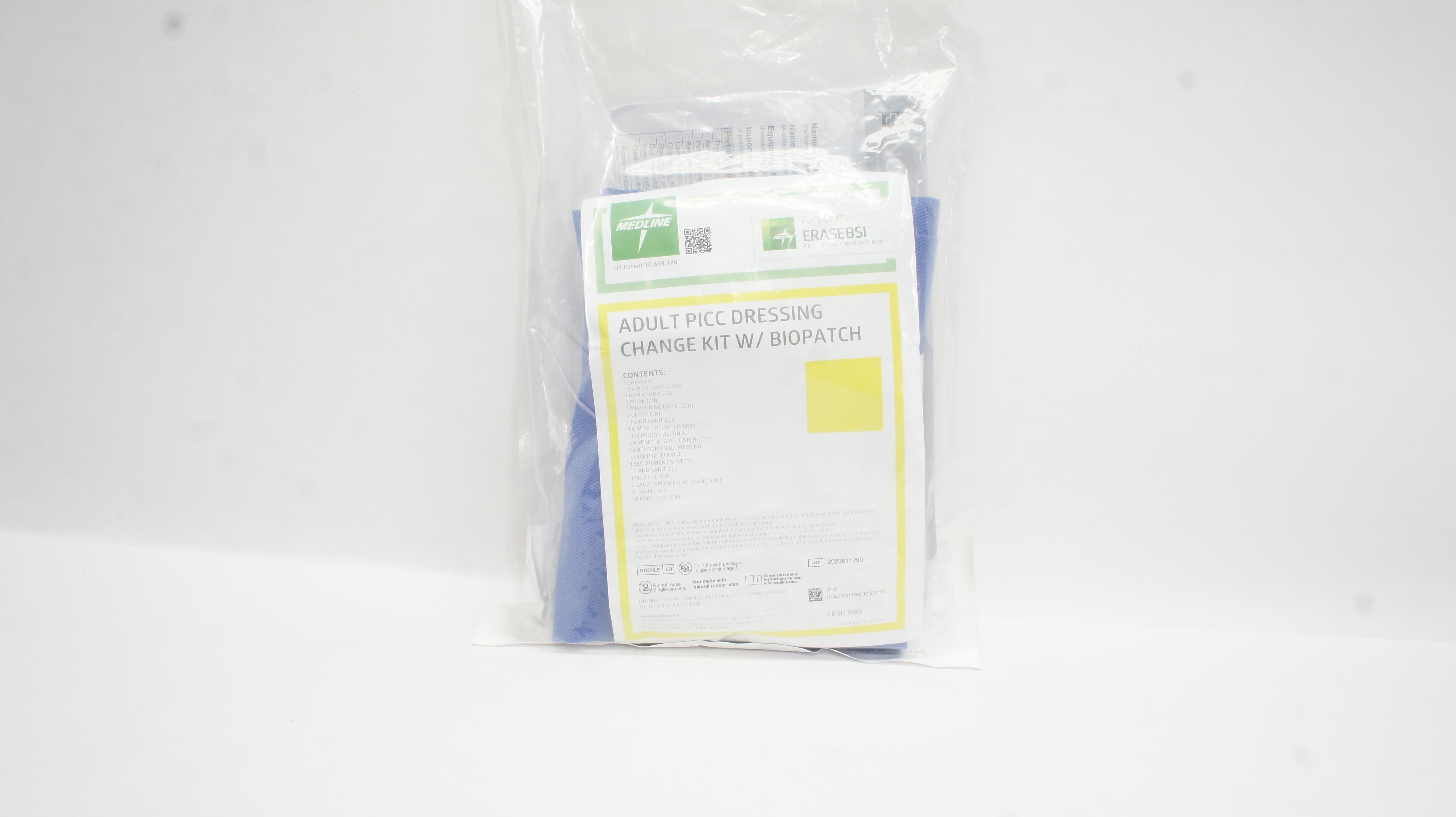Medline EBSI1168S Adult Picc Dressing Change Kit W/Biopatch (x)