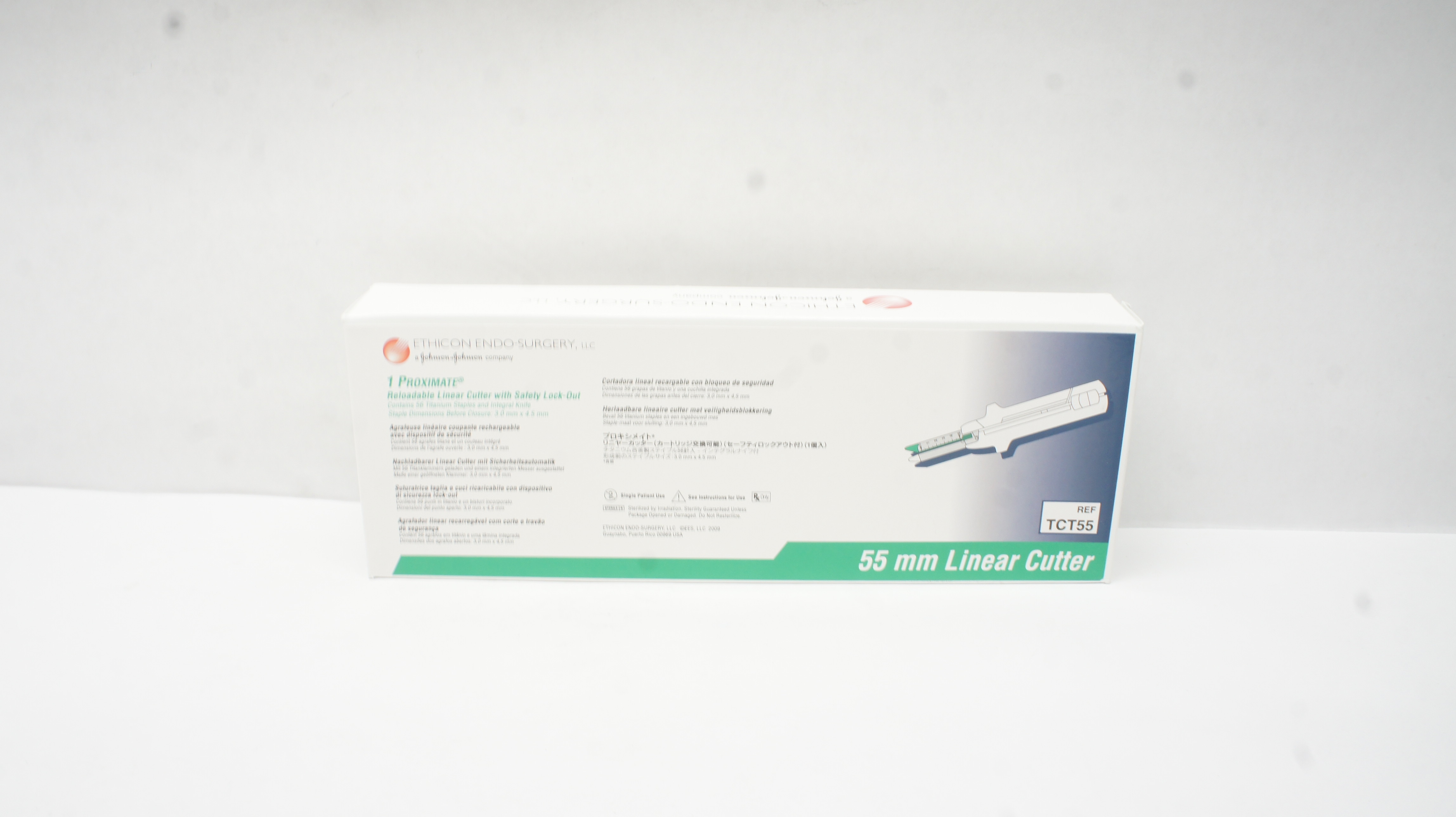 Ethicon TCT55 1Proximate Reloadable Linear Cutter W/ Safety Lock-Out, 55mm