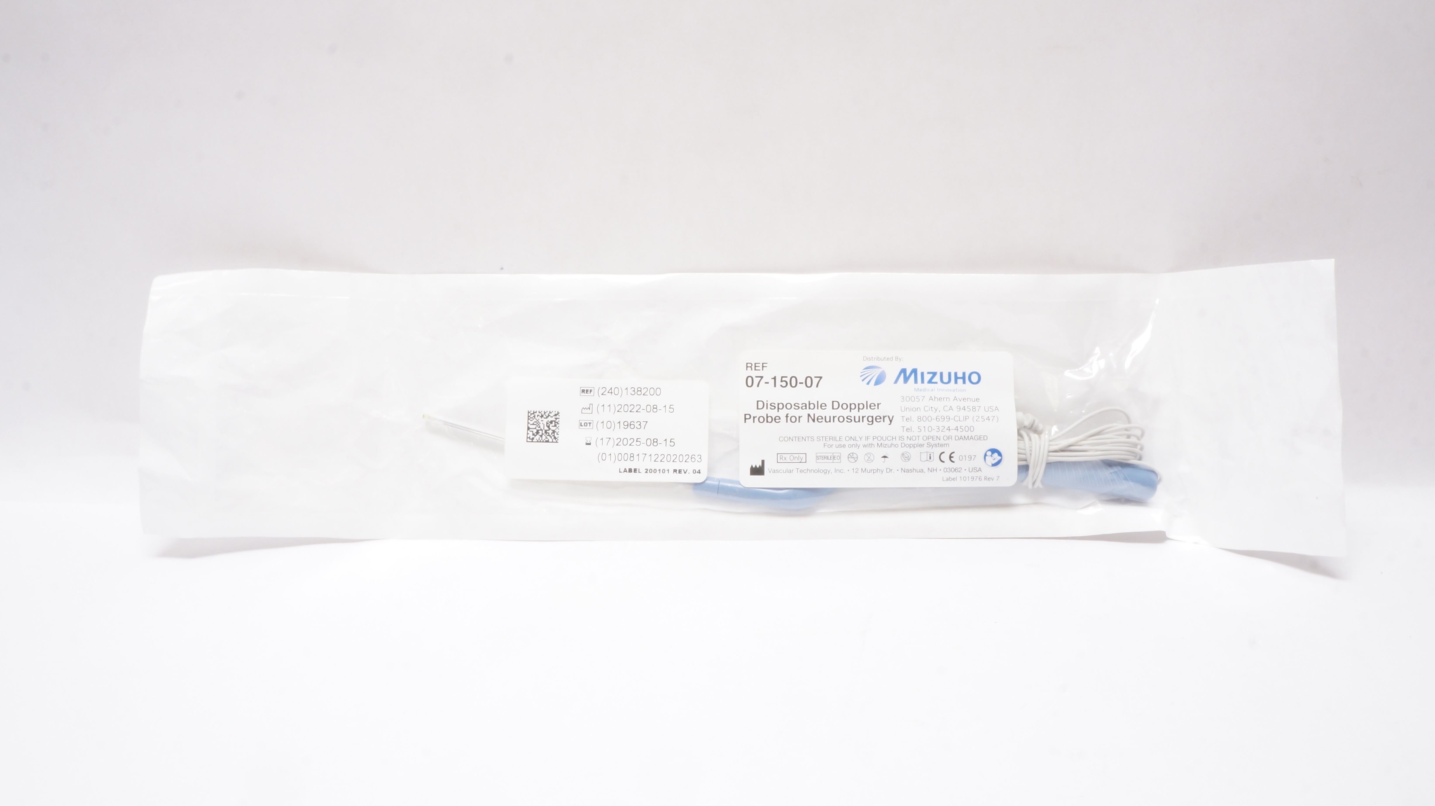 Mizuho 07-150-07 Disposable Doppler Probe for Neurosurgery