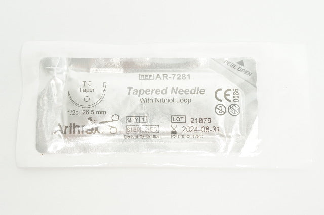 Arthrex AR-7281 TAPERED NDLE. T-5 26.5mm 1/2c Taper