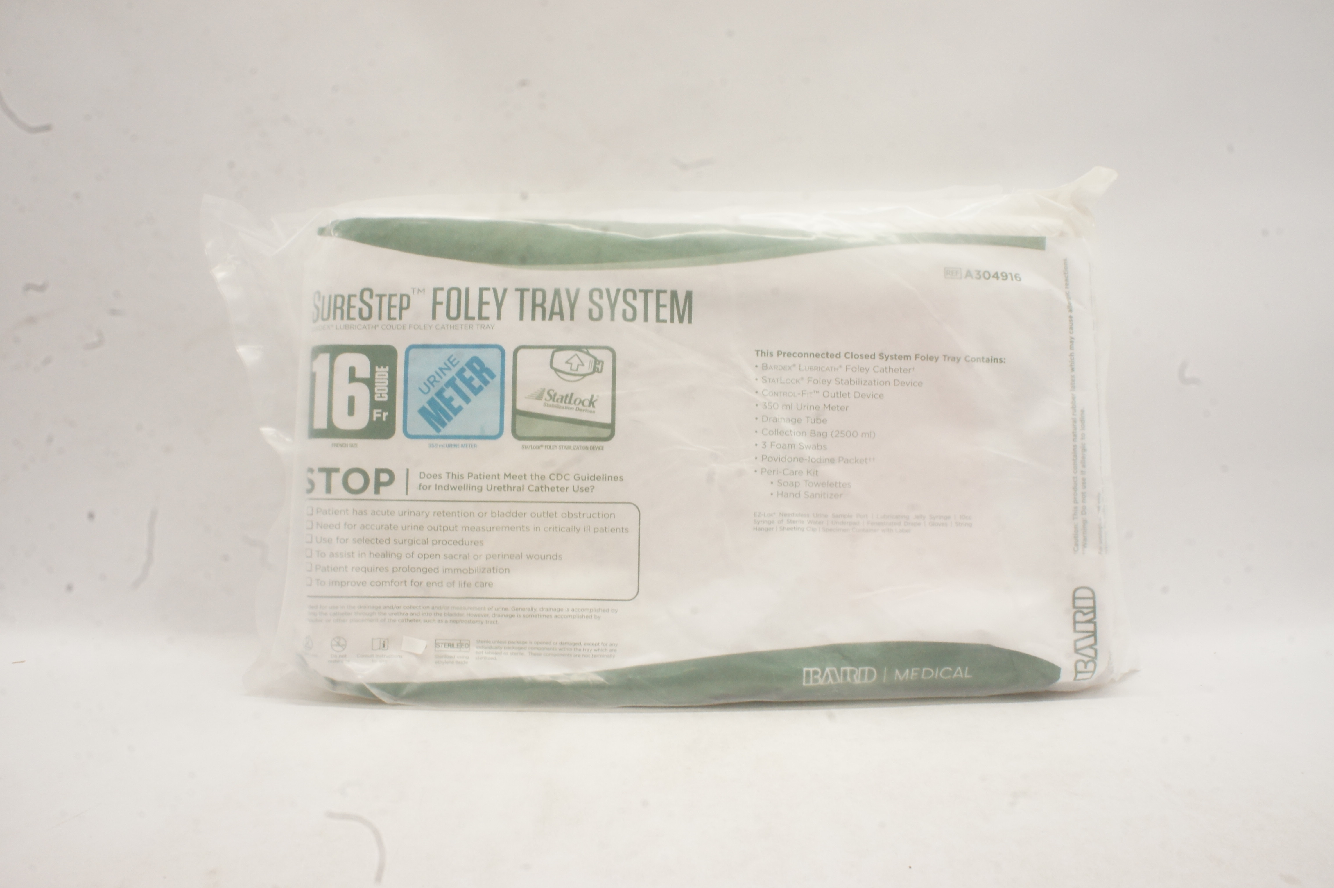 Bard A304916 SuperStep Foley Tray System 16Fr