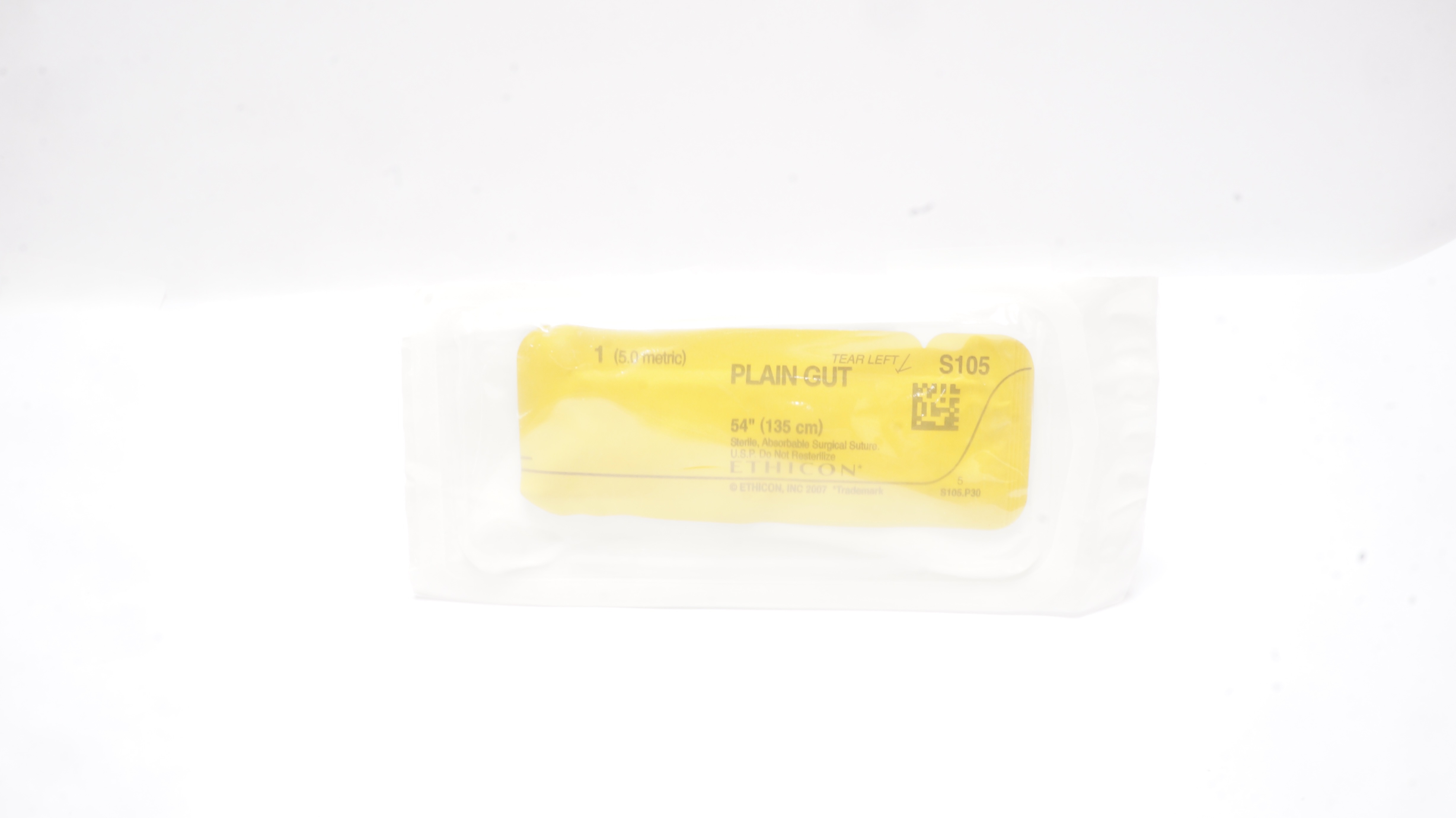 Ethicon S105 1 Plain Gut Sterile,Absorbable Surgical Suture 54In (x)