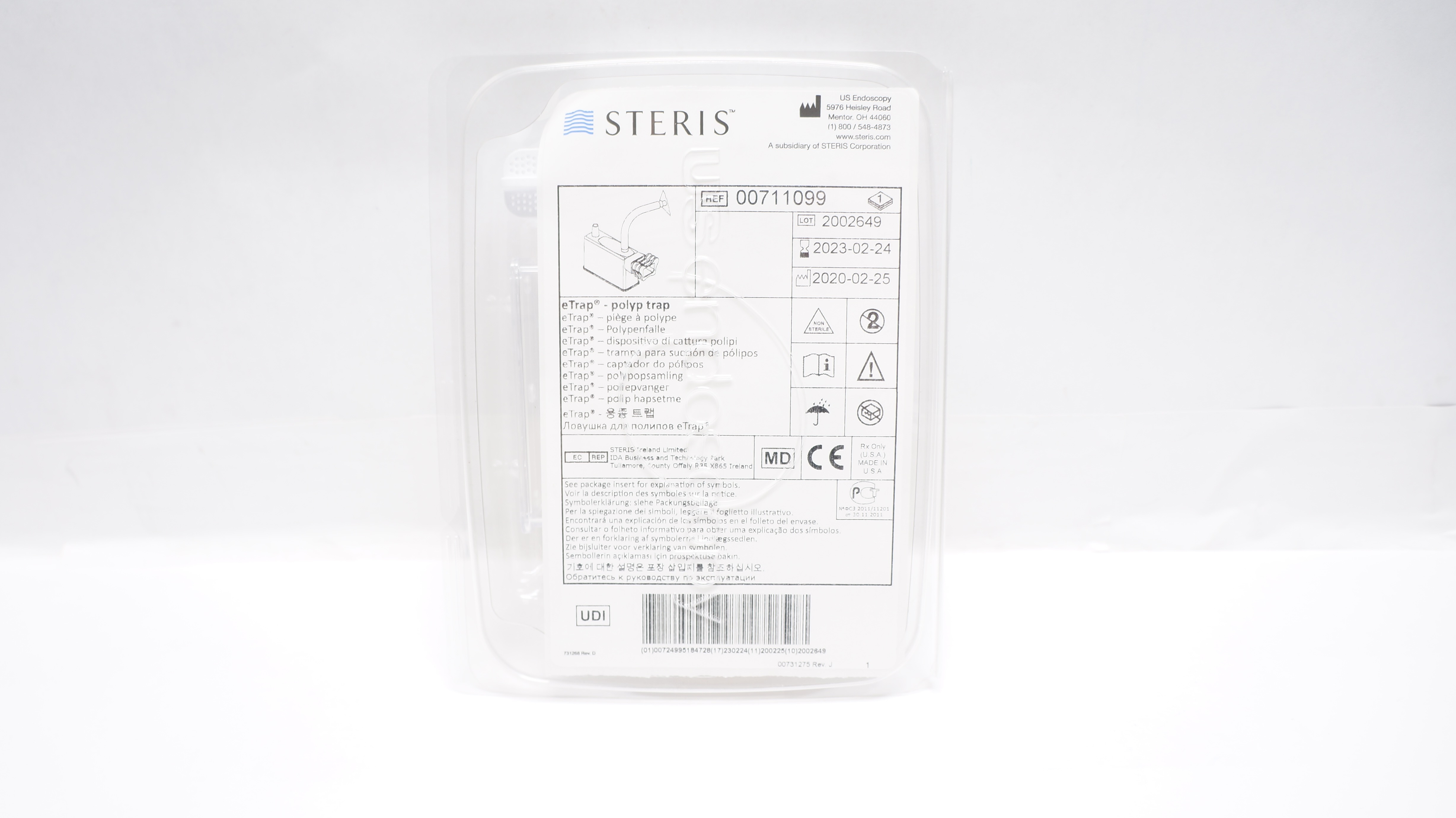 US Endoscopy 00711099 Steris eTrap Polyp Trap (x)