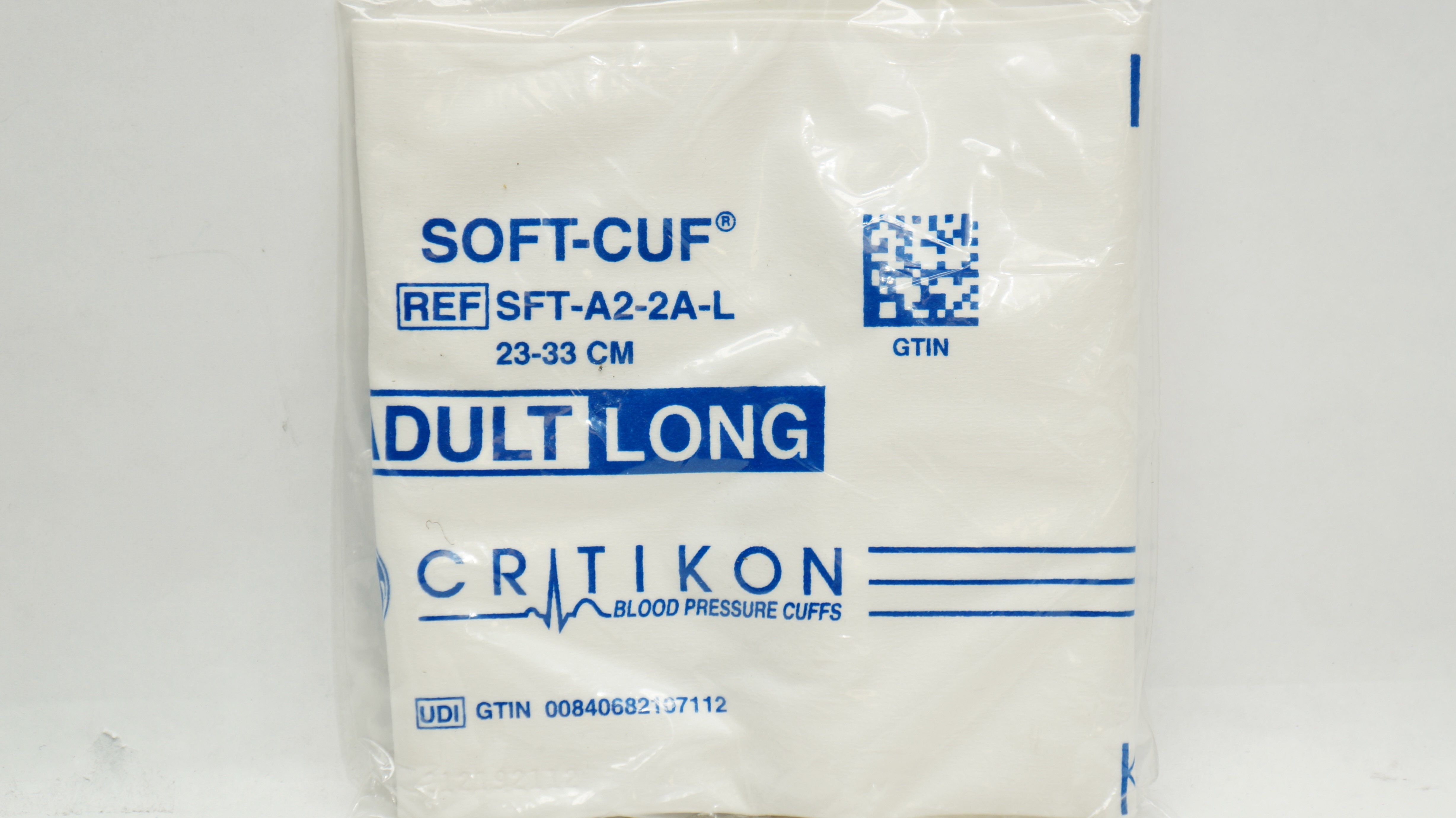 GE Medical SFT-A2-2A-L Critikon Soft-Cuf Blood Pressure Cuffs 23-33cm Adult Long