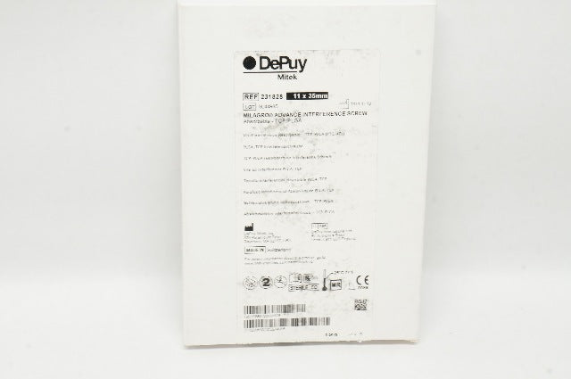 DePuy 231828 Milagro Advance Interference Screw 11 x 35mm (x)