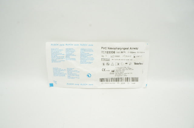 Teleflex 123336 Rusch PVC Nasopharyngeal Airway 36 Fr. 9.0mm ID x 12.0mm OD (x)
