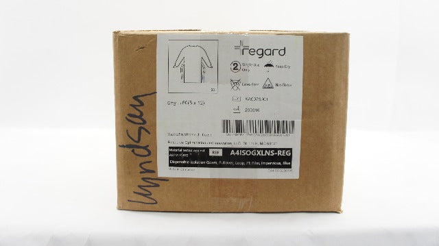 Resource A4ISOGXLNS-REG Regard Disp.Isolation Gown,Pullover,Blue XL - Case of 60