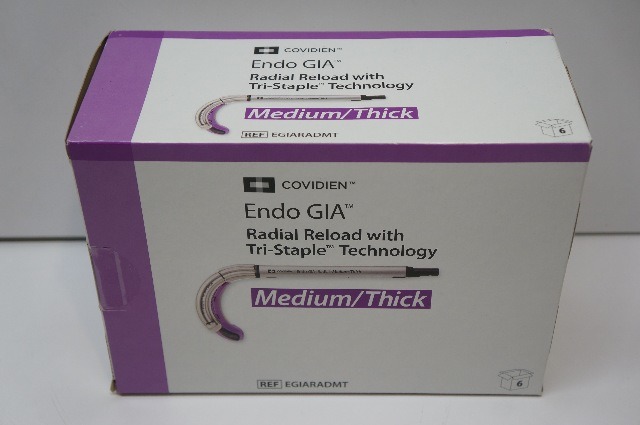Covidien EGIARADMT Endo GIA Redial Reload Tri-Staple Technology Medium/Thick  ~ Box of 6