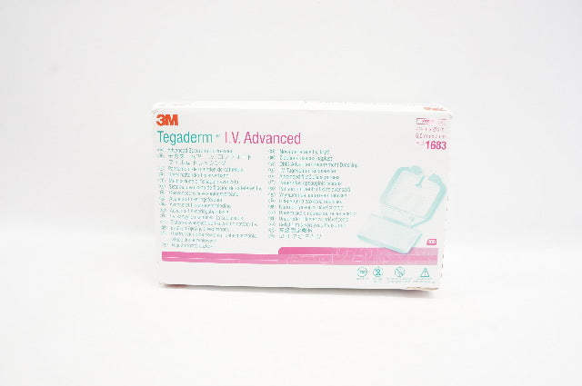 3M 1683 Tegaderm IV Advanced Securement Dressing 2-1/2x 2-3/4in - Box of 78