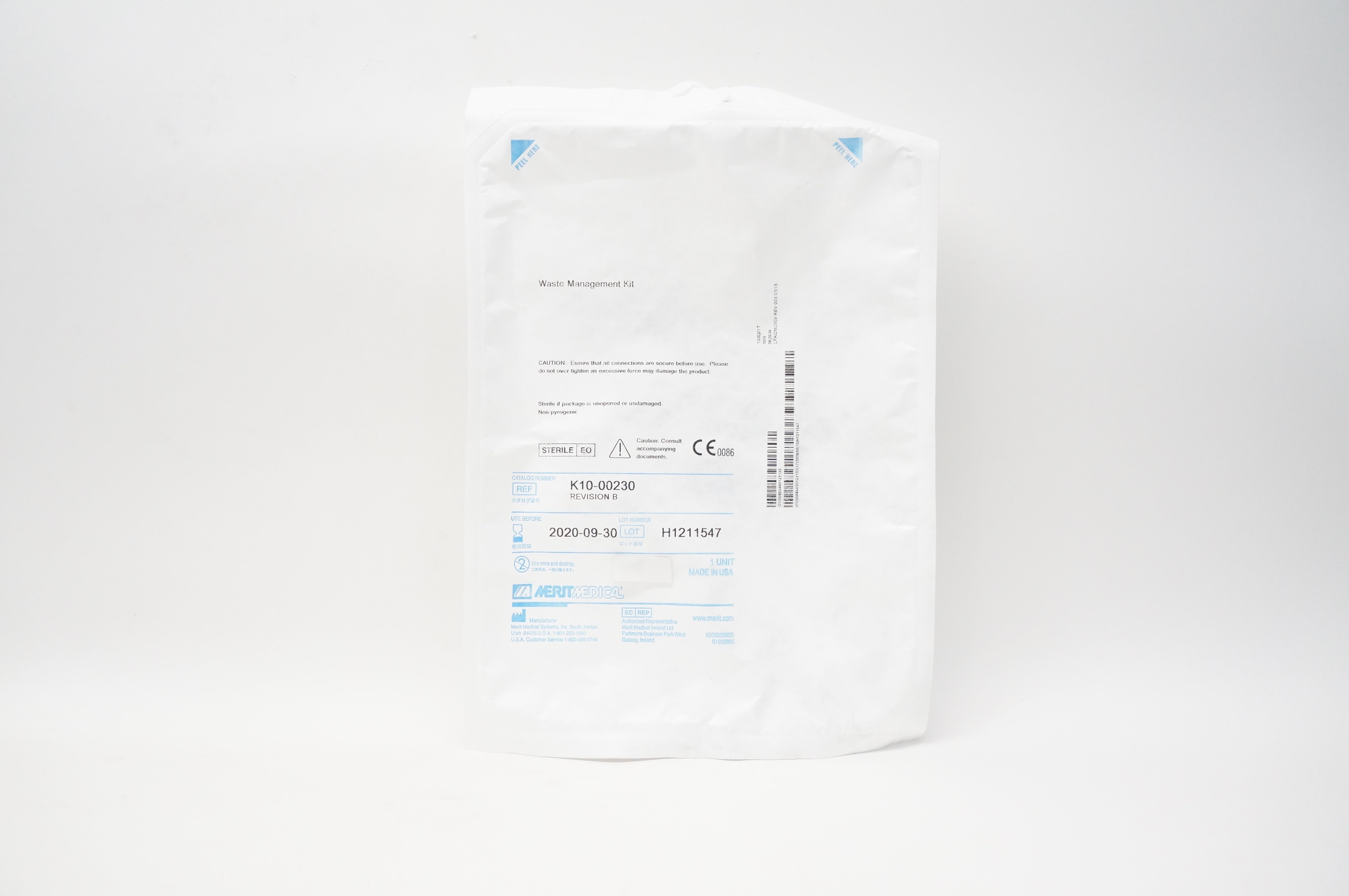 Merit Medical K10-00230 Waste Management Kit (x)