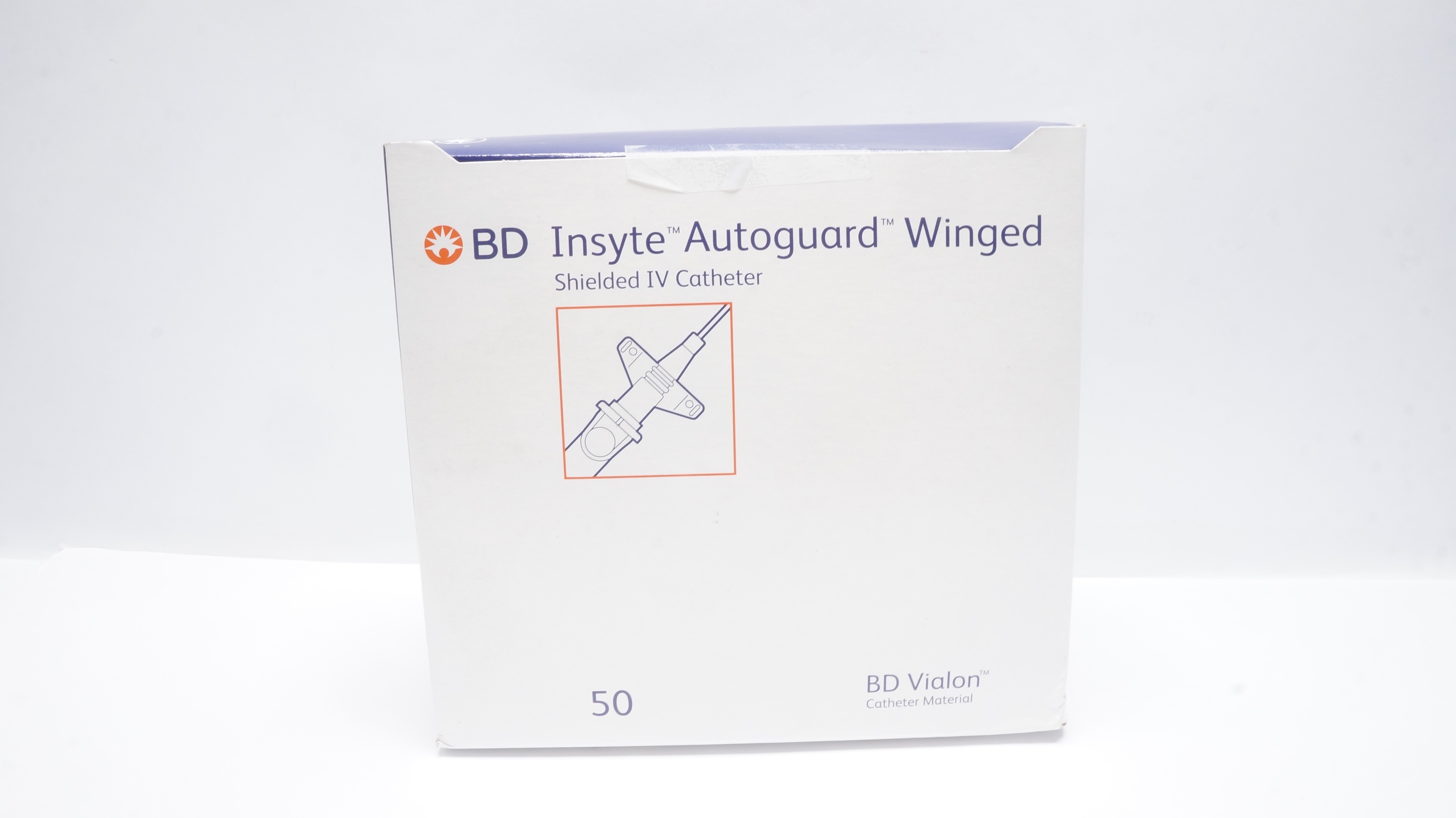 BD 381544 Insyte Autoguard Winged Shield IV Cath. 18Ga x 1.16inch (x) -Box of 40