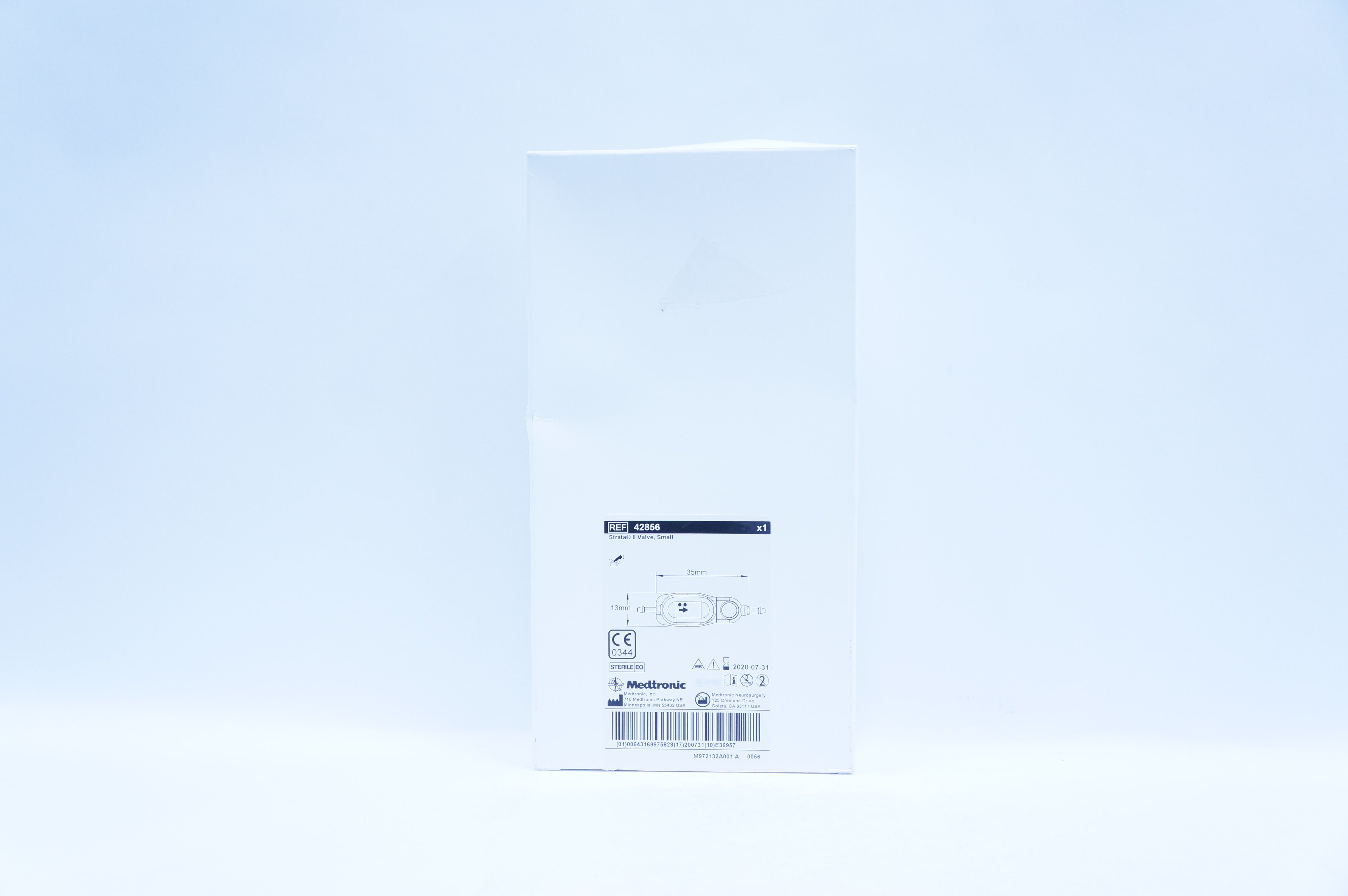 Medtronic 42856 Strata II Valve, Small 13mm x 35mm (x)