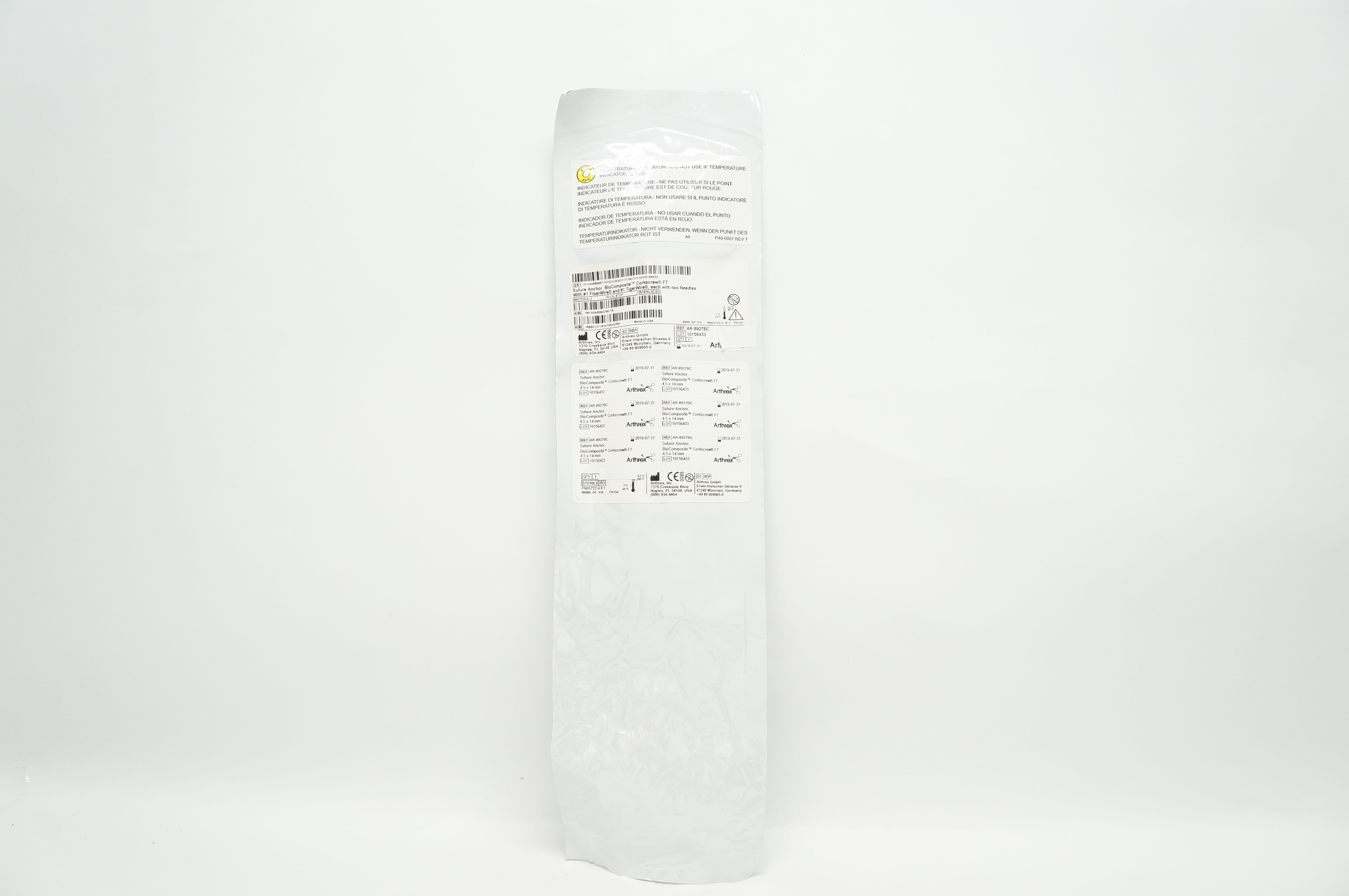 Arthrex AR-8927BC Stre. Anchor, BioComposite Corkscrew FT 4.5 x 14mm (x)