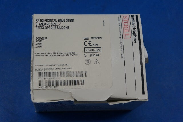 Smith&Nephew 70890932 Rains Frontal Sinus Stnt Standard Size (x) ~ Box of 6